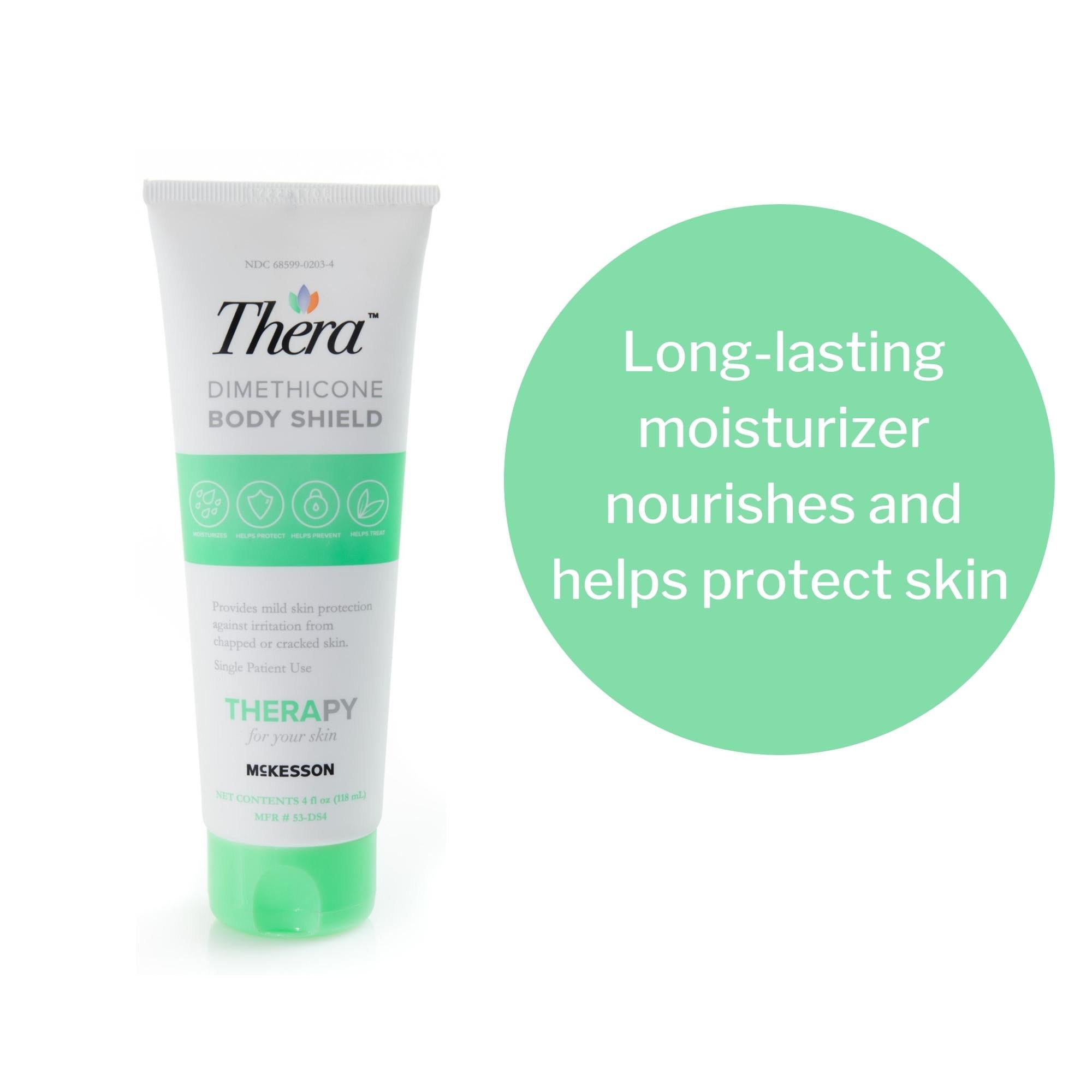 Skin Protectant Thera Dimethicone Body Shield 4 oz. Tube Scented Cream, Packaging Type- Case