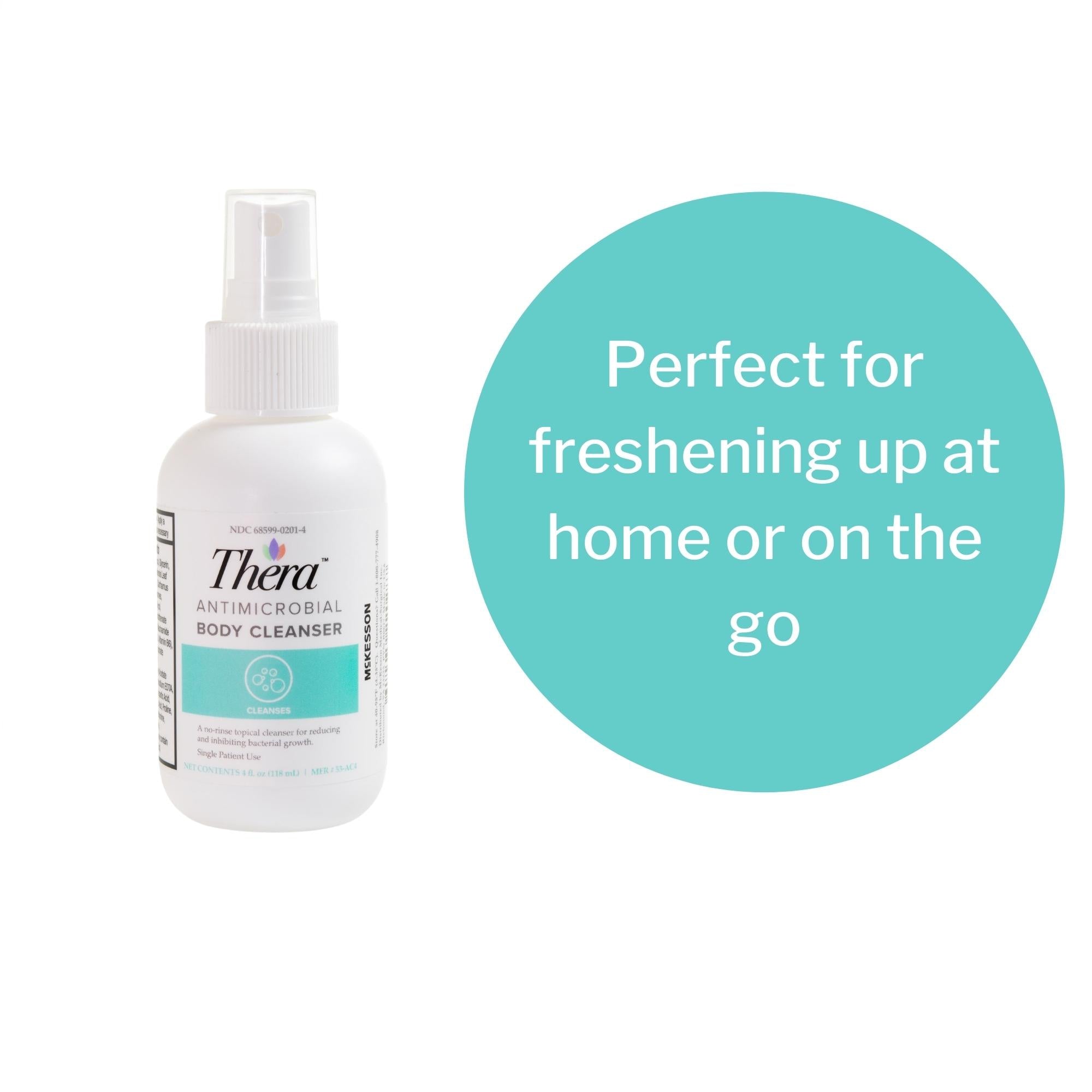 Jabón corporal antimicrobiano Thera Liquid, 113 ml (4 oz), perfumado. Tipo de envase: Estuche.