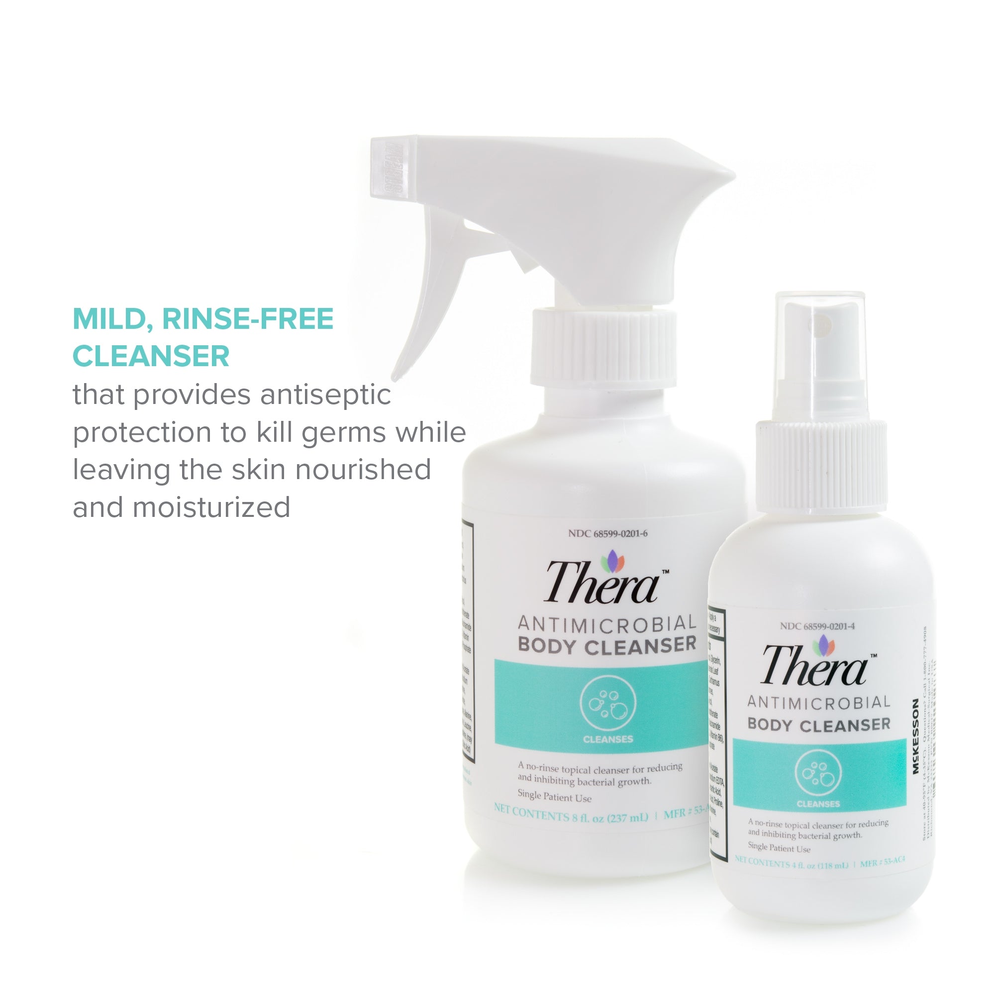 Antimicrobial Body Wash Thera Liquid 4 oz. Pump Bottle Scented, Packaging Type- Case