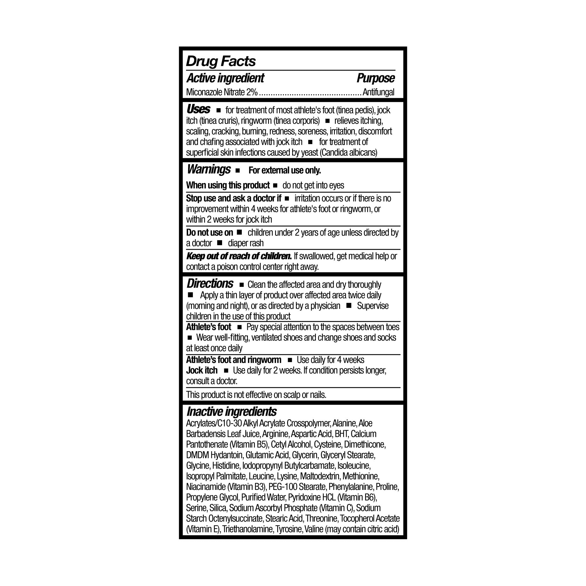 Antifungal Thera 2% Strength Cream 4 oz. Tube, Packaging Type- Case