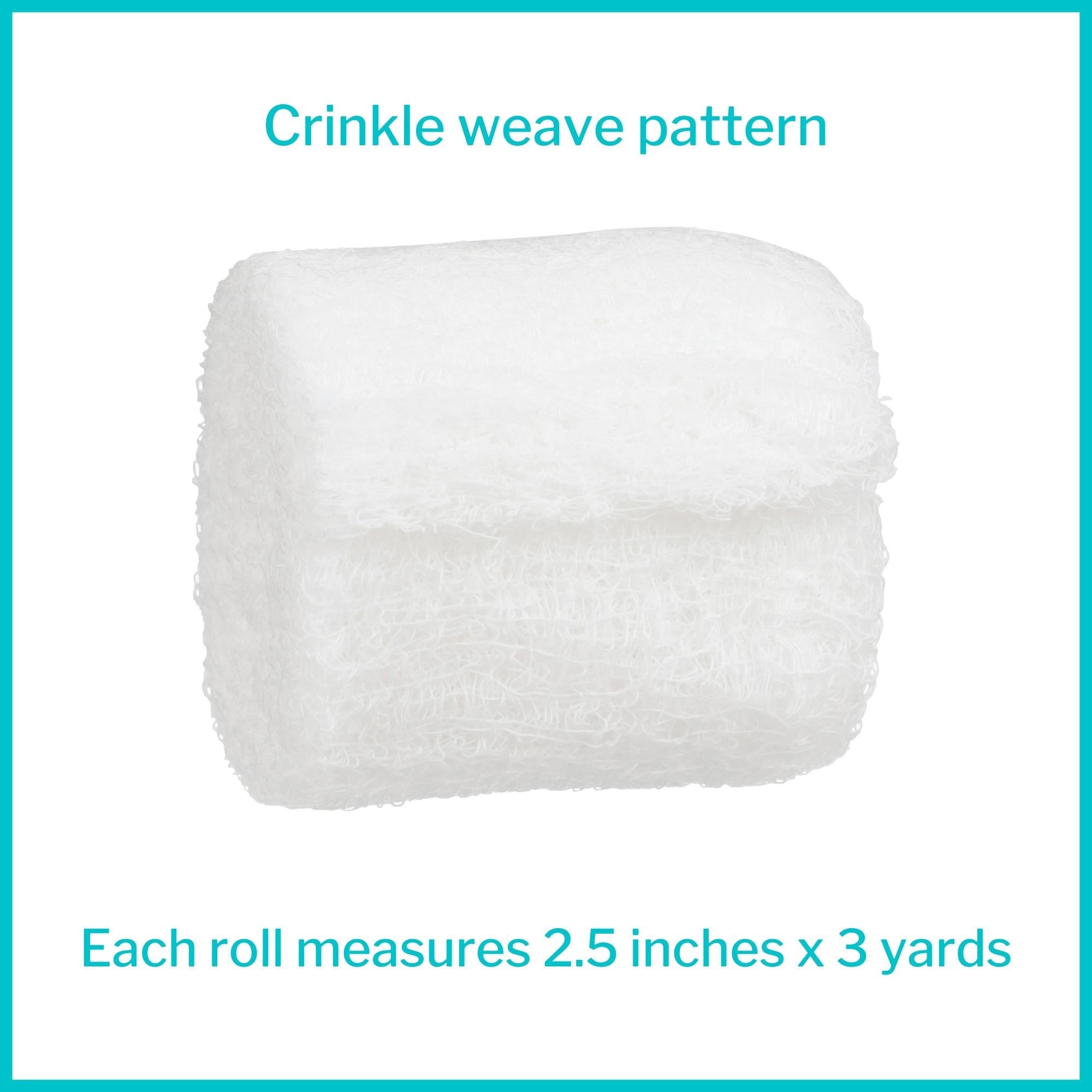 Fluff Bandage Roll McKesson 2-1/2 Inch X 3 Yard 6-Ply NonSterile 12 per Bag, Packaging Type- Case
