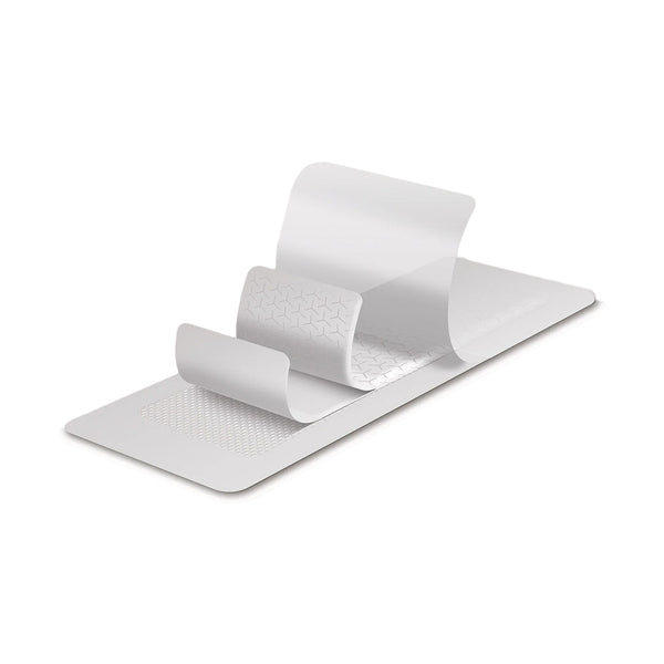 Foam Dressing Mepilex Border Post-Op 4 X 6 Inch With Border Film Backing Silicone Adhesive Rectangle Sterile, Packaging Type- Box