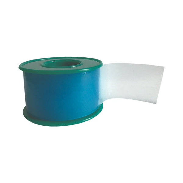 Waterproof Medical Tape DermaPro White 1 Inch X 5 Yard Silicone NonSterile | 12RL/Box