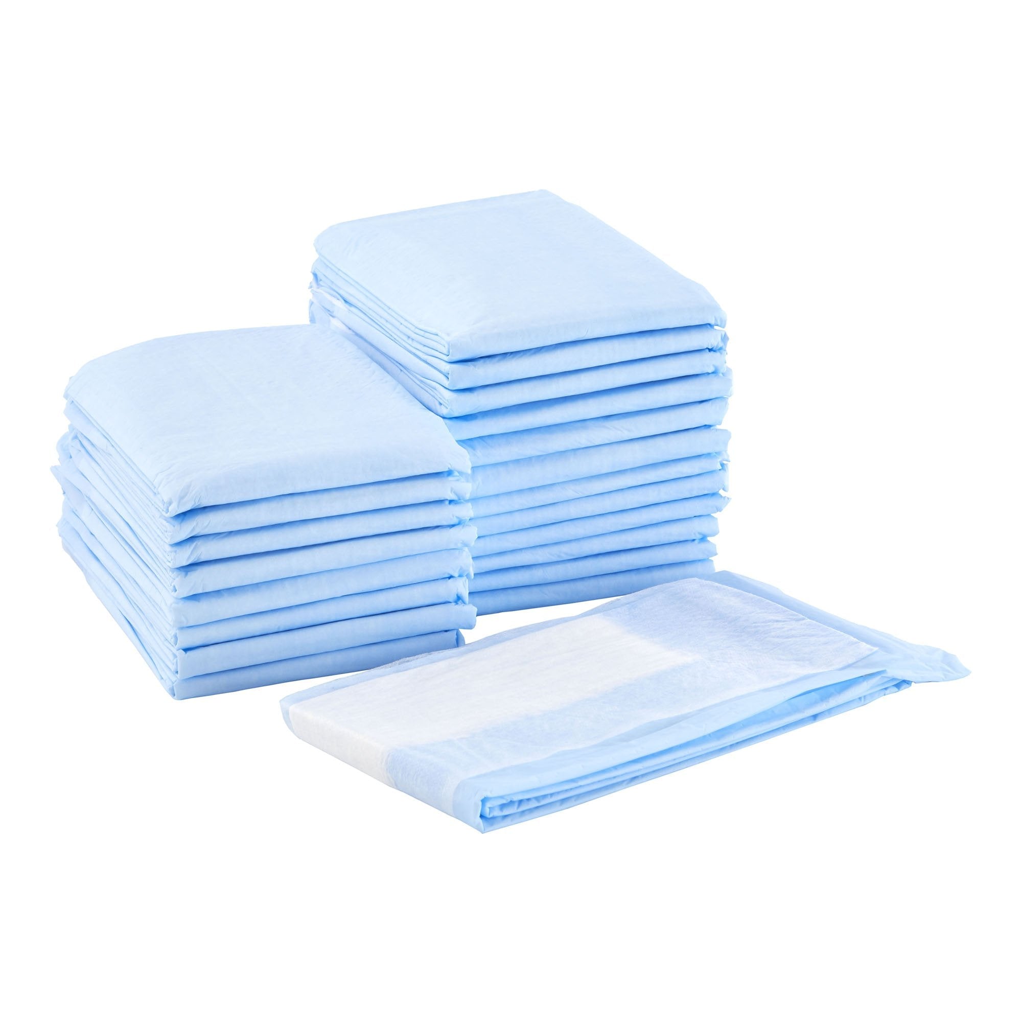 Disposable Underpad McKesson Classic 23 X 36 Inch Fluff Mat Light Absorbency, Packaging Type- Case