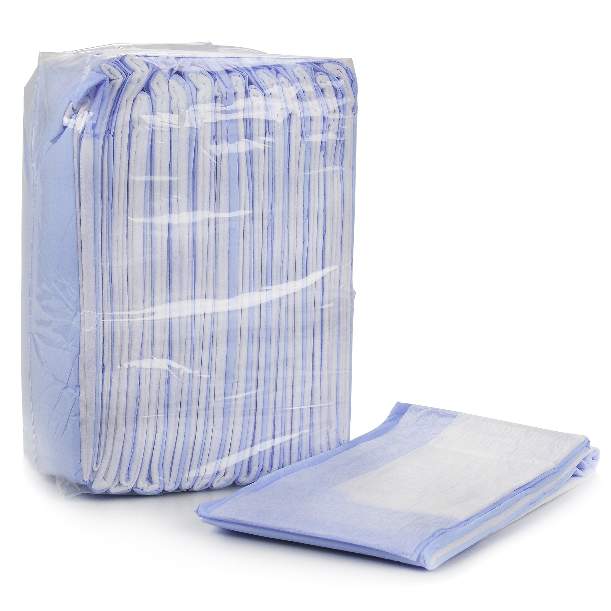 Disposable Underpad McKesson Classic 23 X 36 Inch Fluff Mat Light Absorbency, Packaging Type- Case