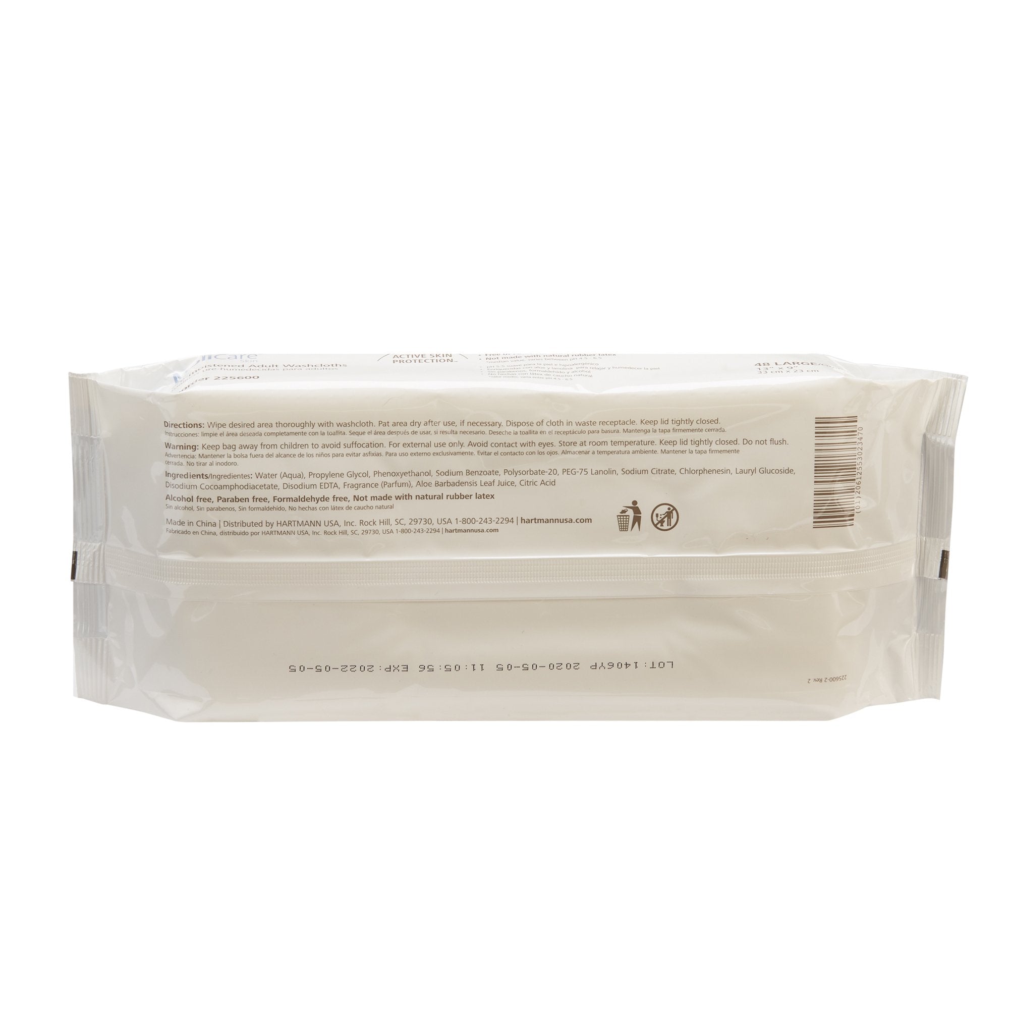 Personal Cleansing Wipe MoliCare Skin Soft Pack Scented 50 Count, Packaging Type- Case