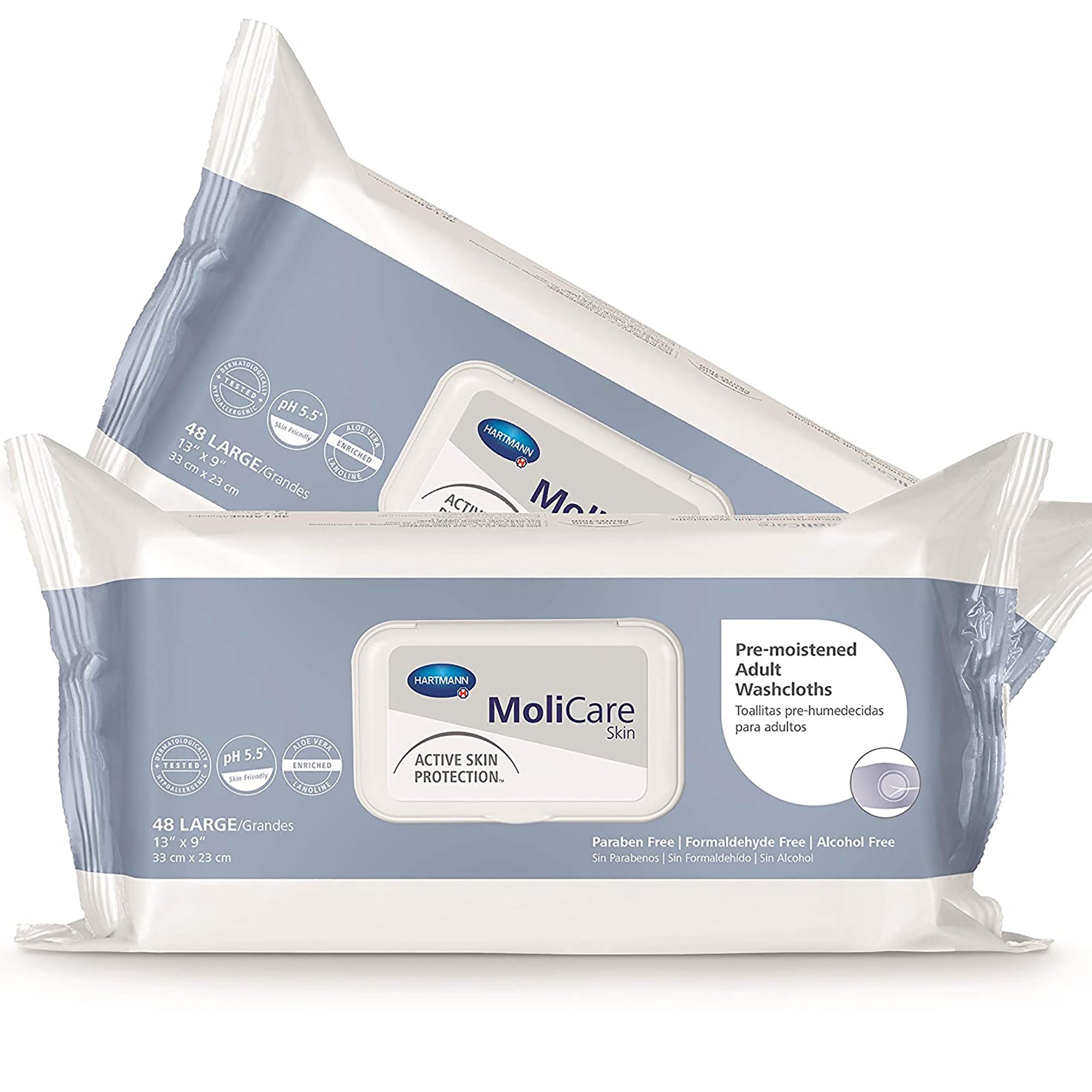Personal Cleansing Wipe MoliCare Skin Soft Pack Scented 50 Count, Packaging Type- Case
