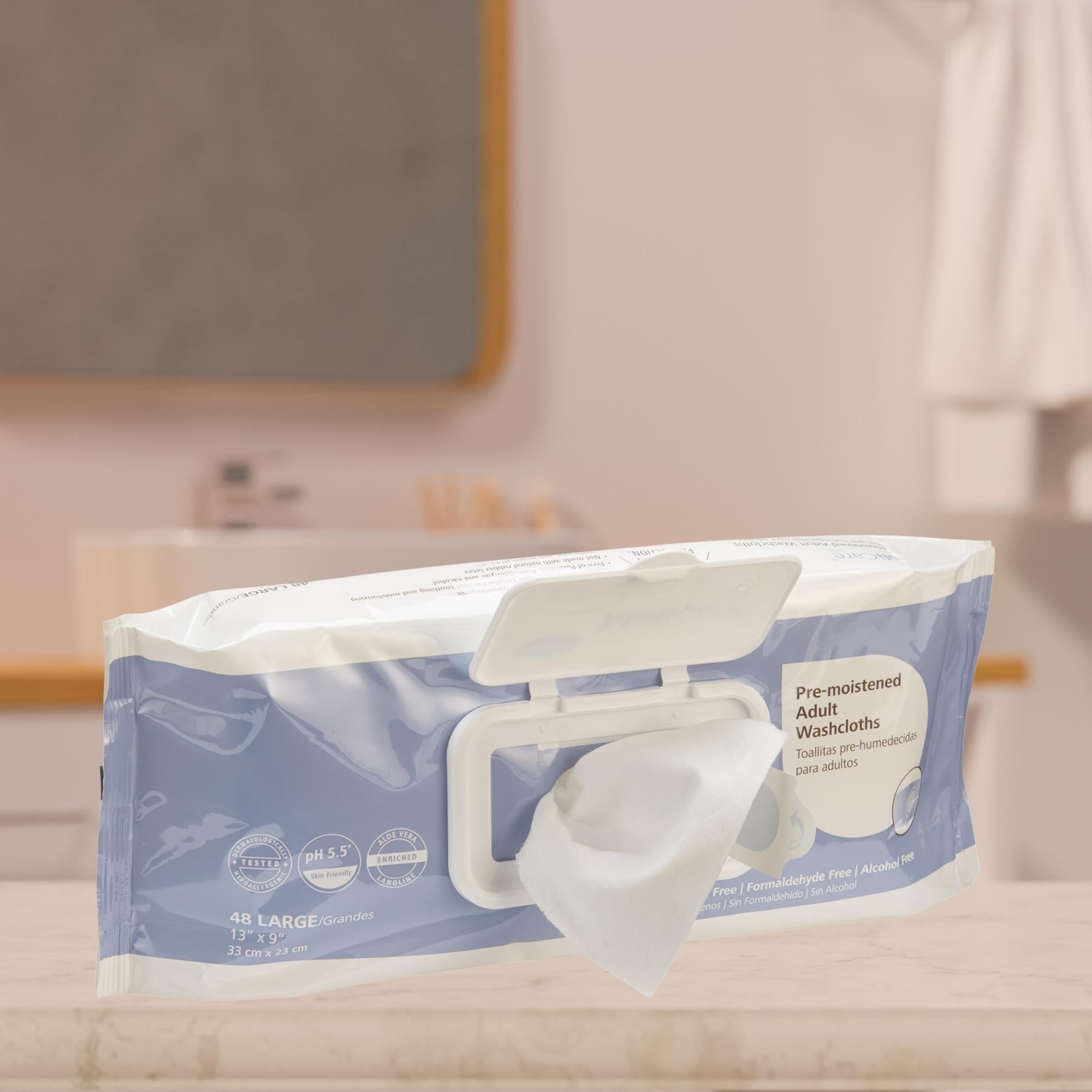 Personal Cleansing Wipe MoliCare Skin Soft Pack Scented 50 Count, Packaging Type- Case