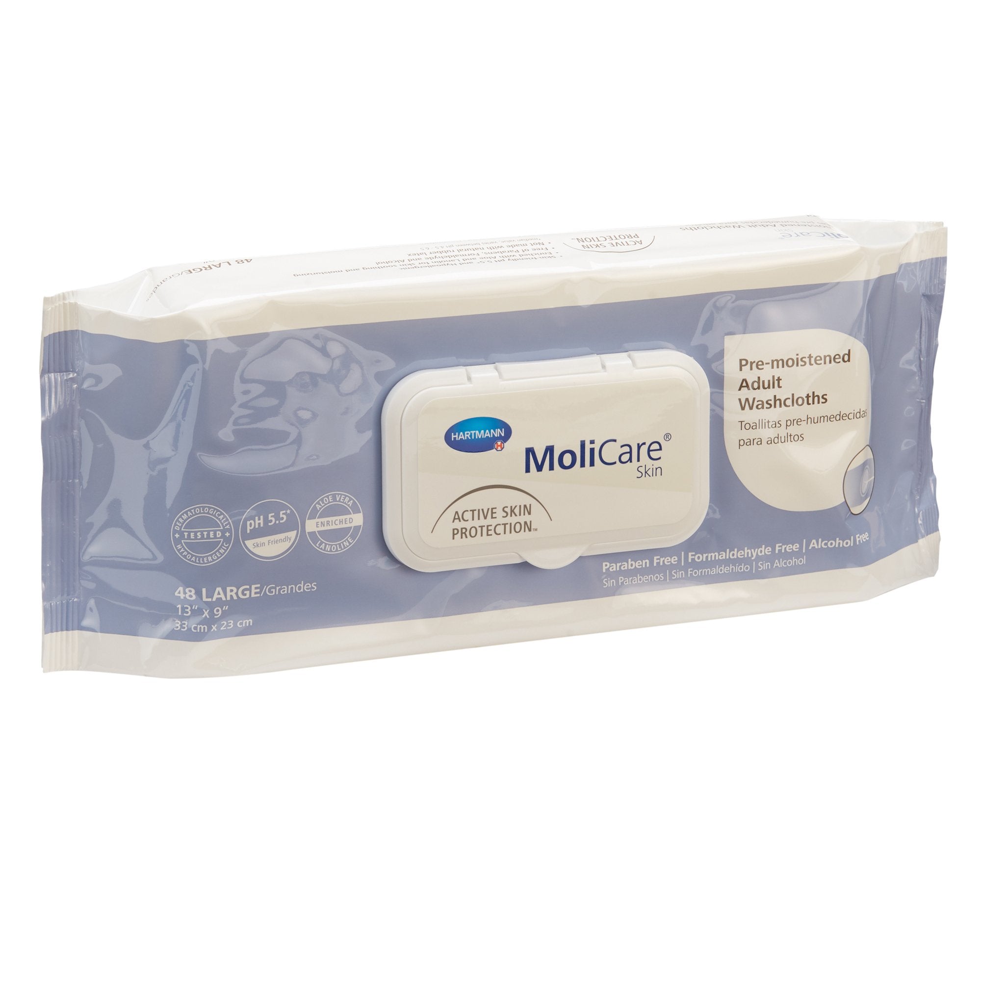 Personal Cleansing Wipe MoliCare Skin Soft Pack Scented 50 Count, Packaging Type- Case