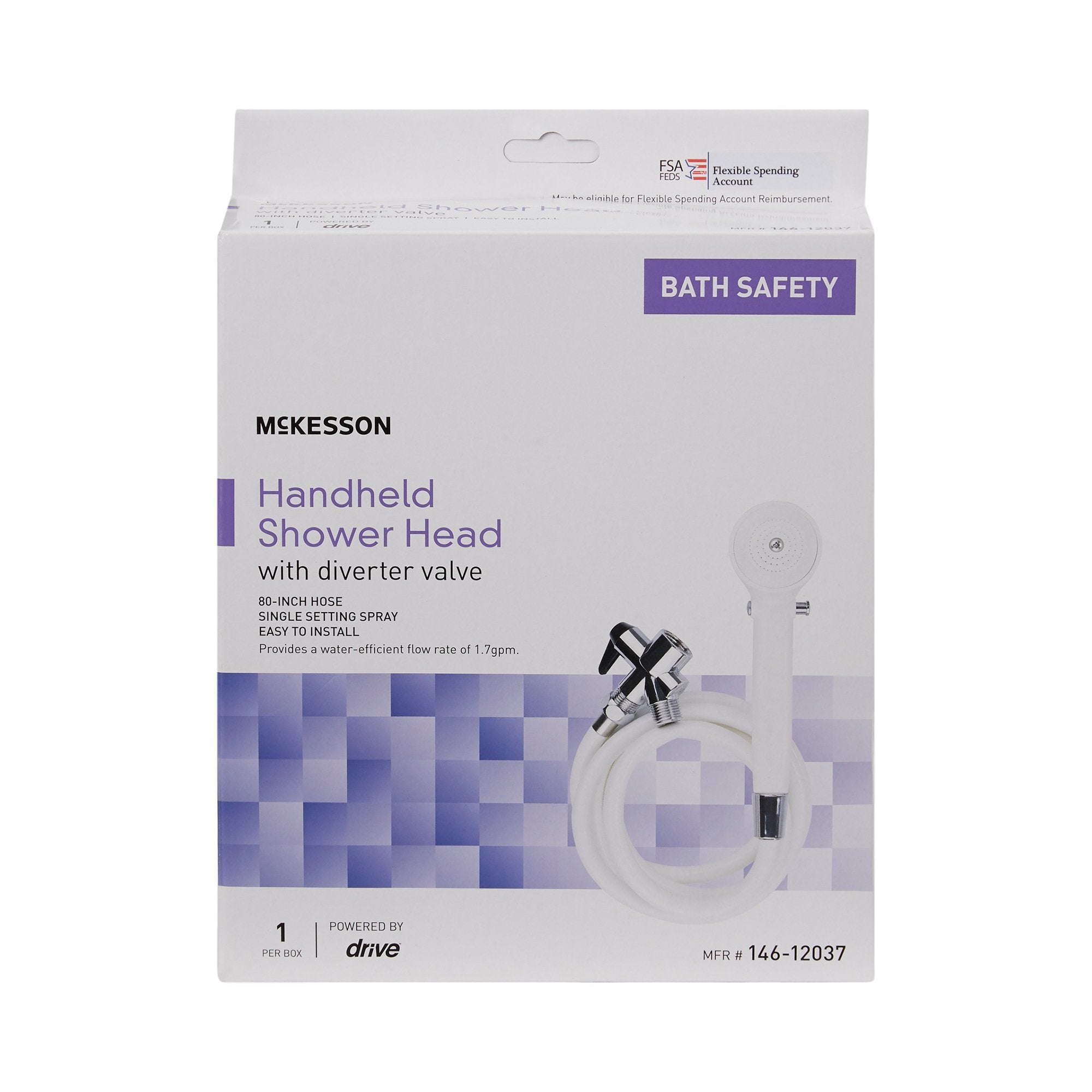 Handheld Shower McKesson 80 Inch Hose, Packaging Type- Each