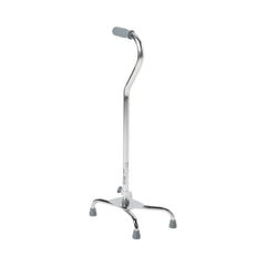 Large Base Quad Cane McKesson Steel 29 to 37-1/2 Inch Height Chrome, Packaging Type- Case