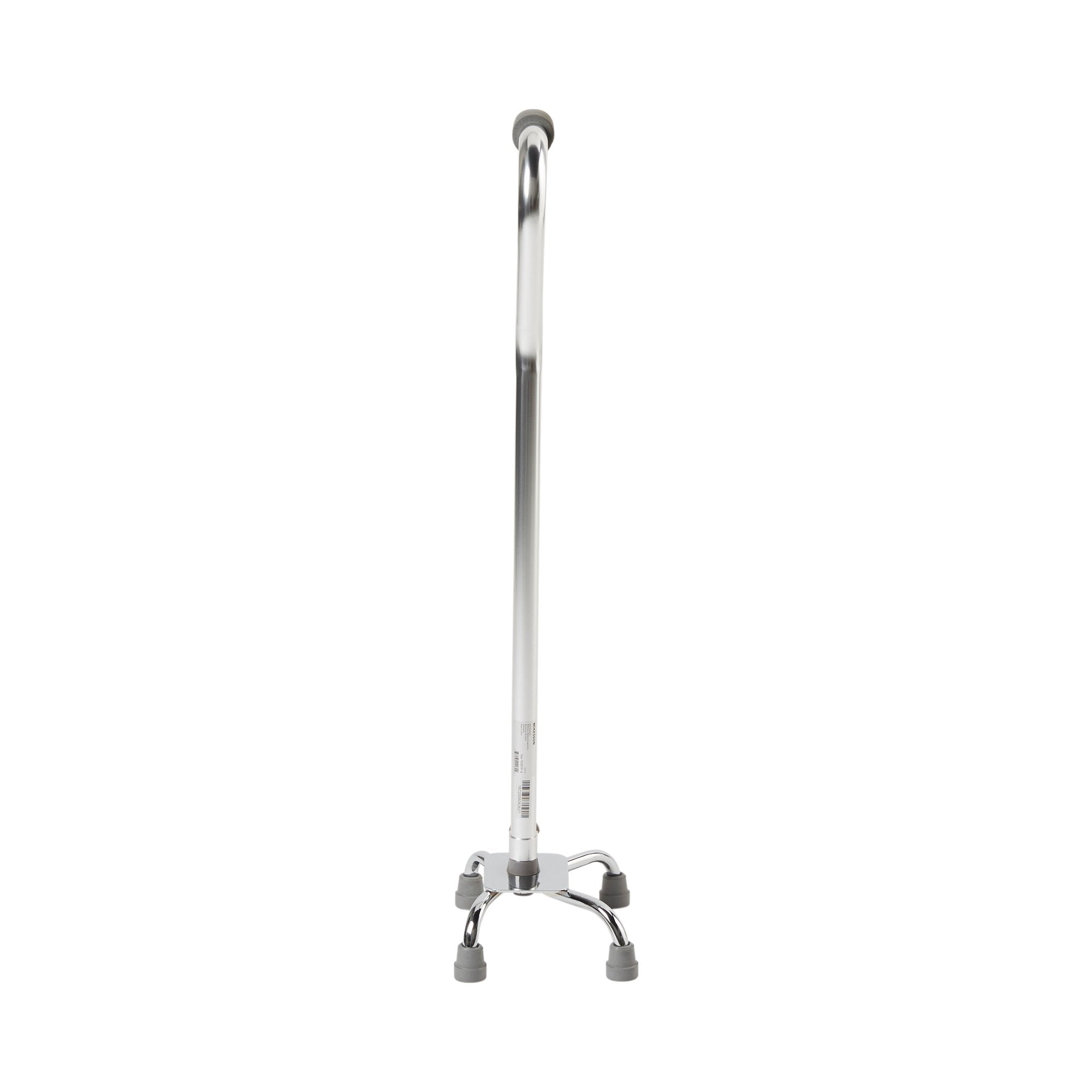 Small Base Quad Cane McKesson Steel 30 to 39 Inch Height Chrome, Packaging Type- Case