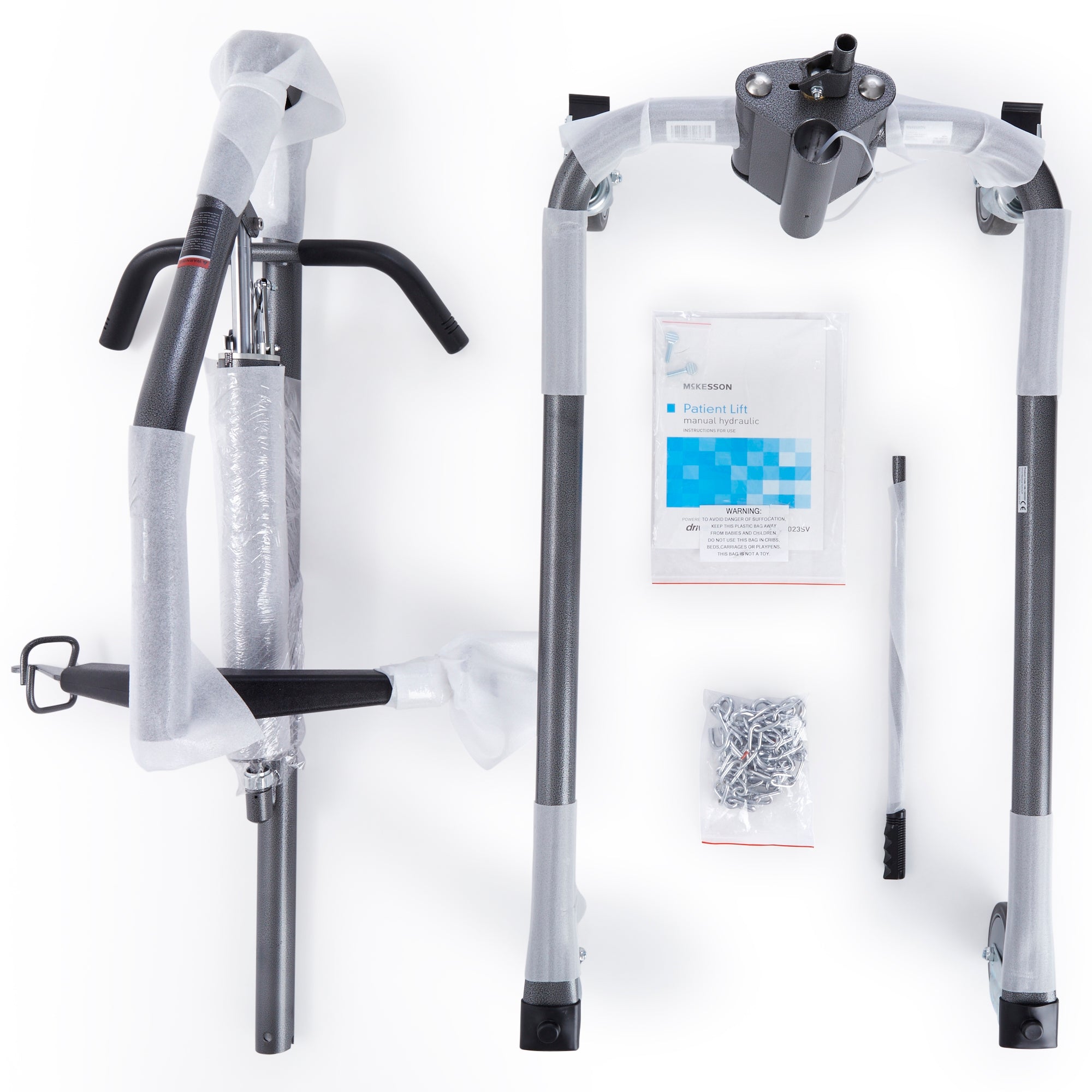 Patient Lift McKesson 450 lbs. Weight Capacity Hydraulic, Packaging Type- Each