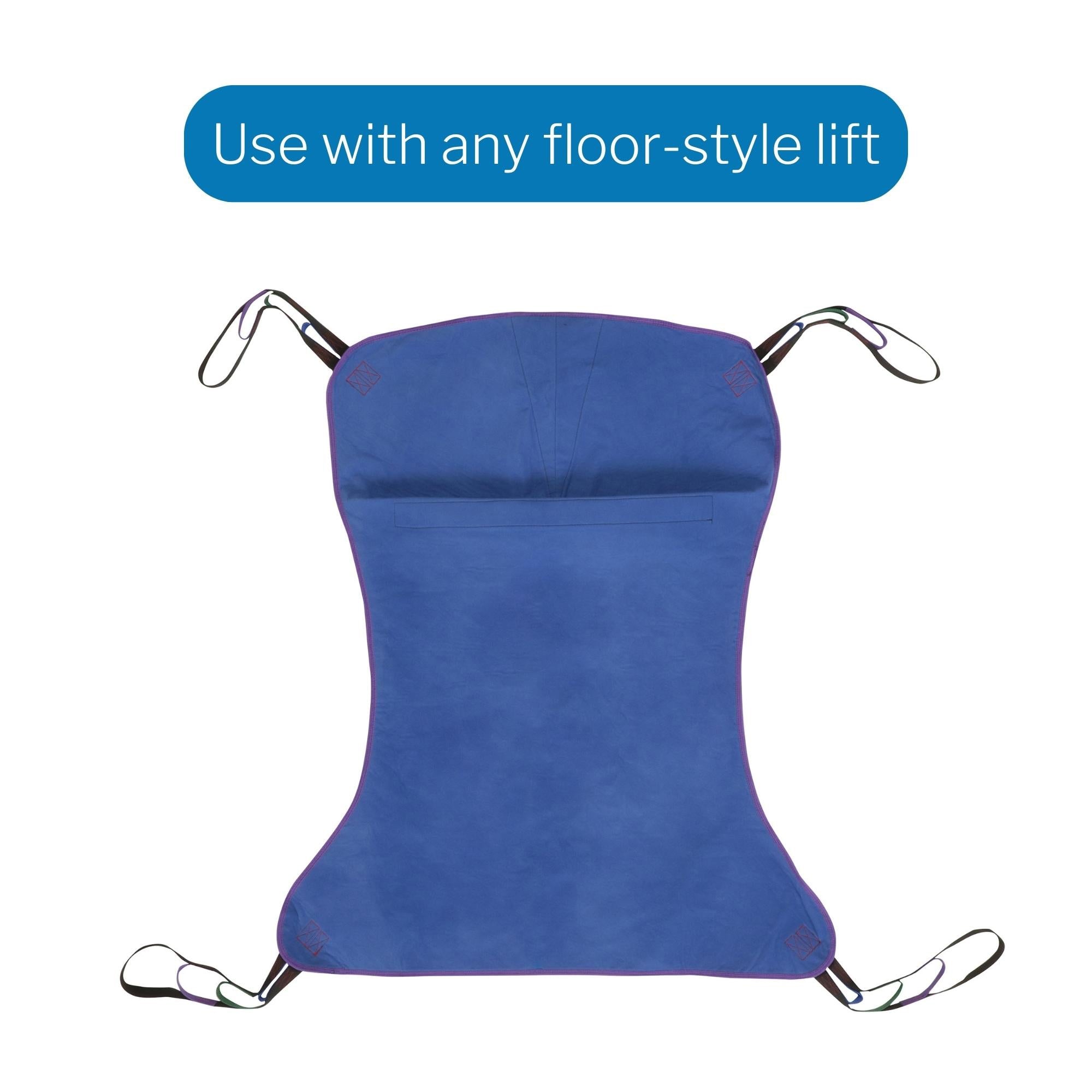 Full Body Patient Sling McKesson 4 or 6 Point Cradle Without Head Support Medium 600 lbs. Weight Capacity, Packaging Type- Each