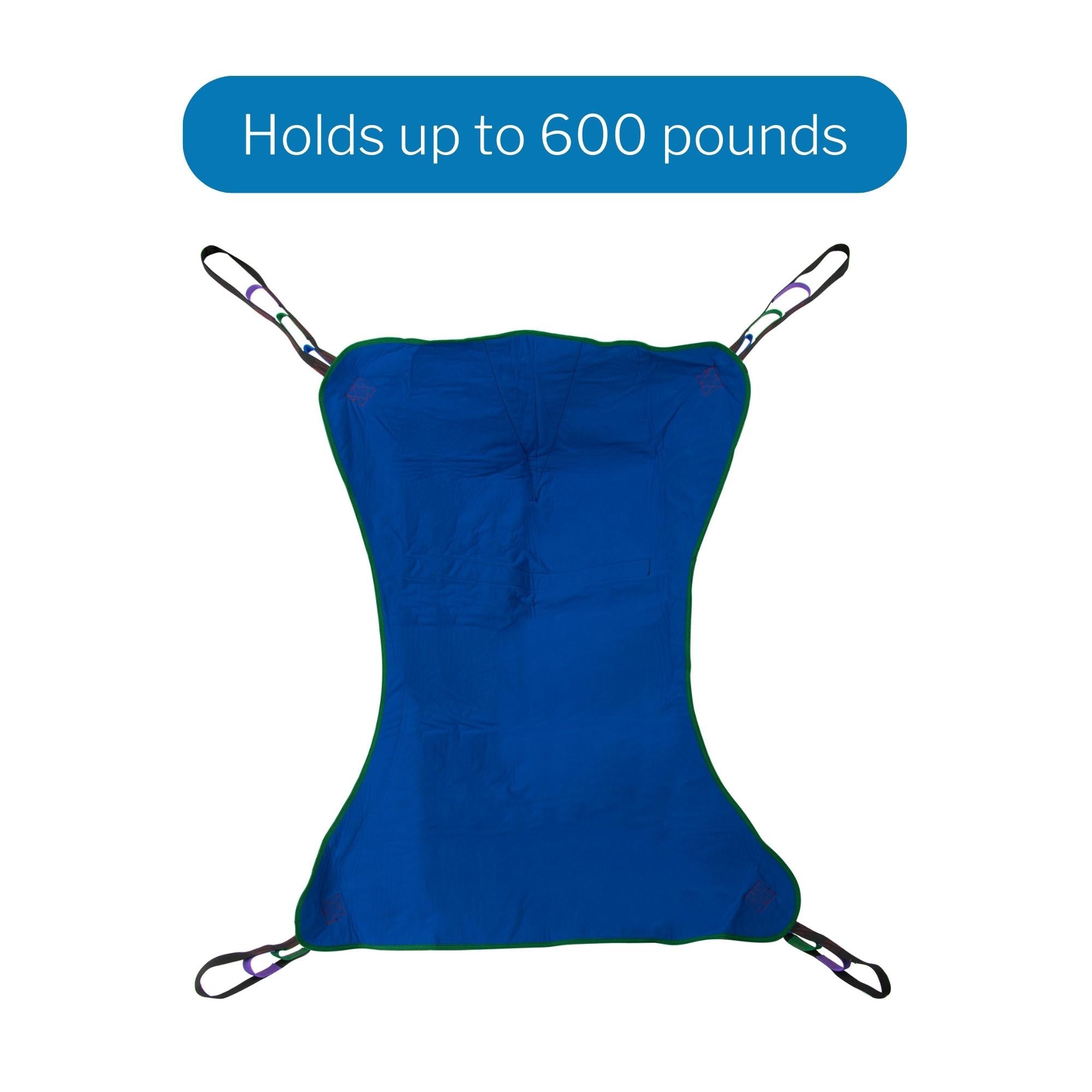 Full Body Patient Sling McKesson 4 or 6 Point Cradle Without Head Support Medium 600 lbs. Weight Capacity, Packaging Type- Each