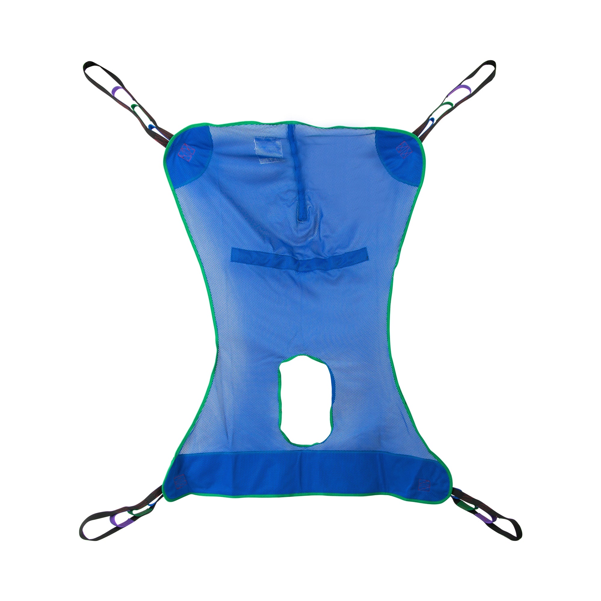 Full Body Commode Sling McKesson 4 or 6 Point Cradle Without Head Support Extra Large 600 lbs. Weight Capacity, Packaging Type- Case