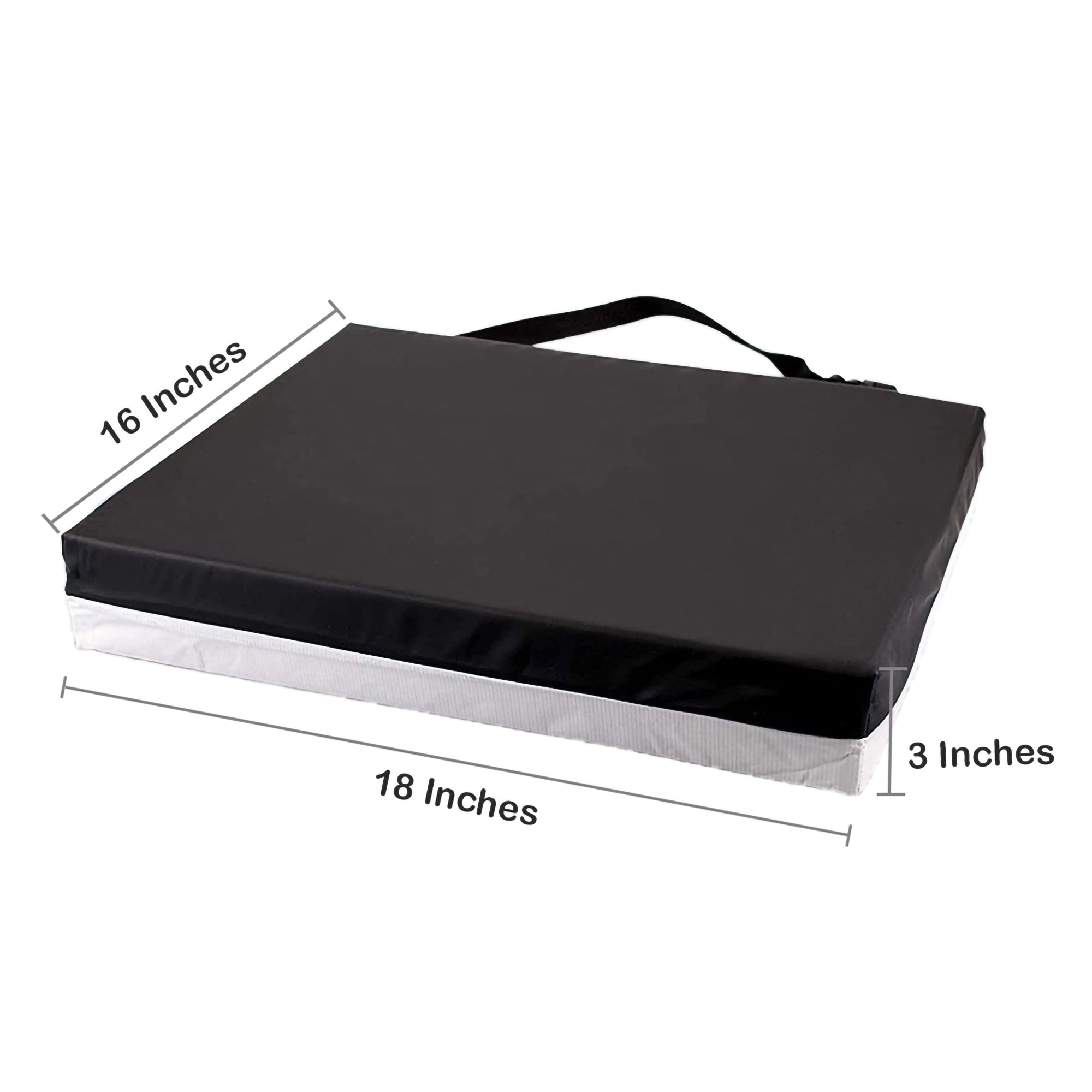 Seat Cushion McKesson 18 W X 16 L X 3 D Inch Foam, Packaging Type- Each