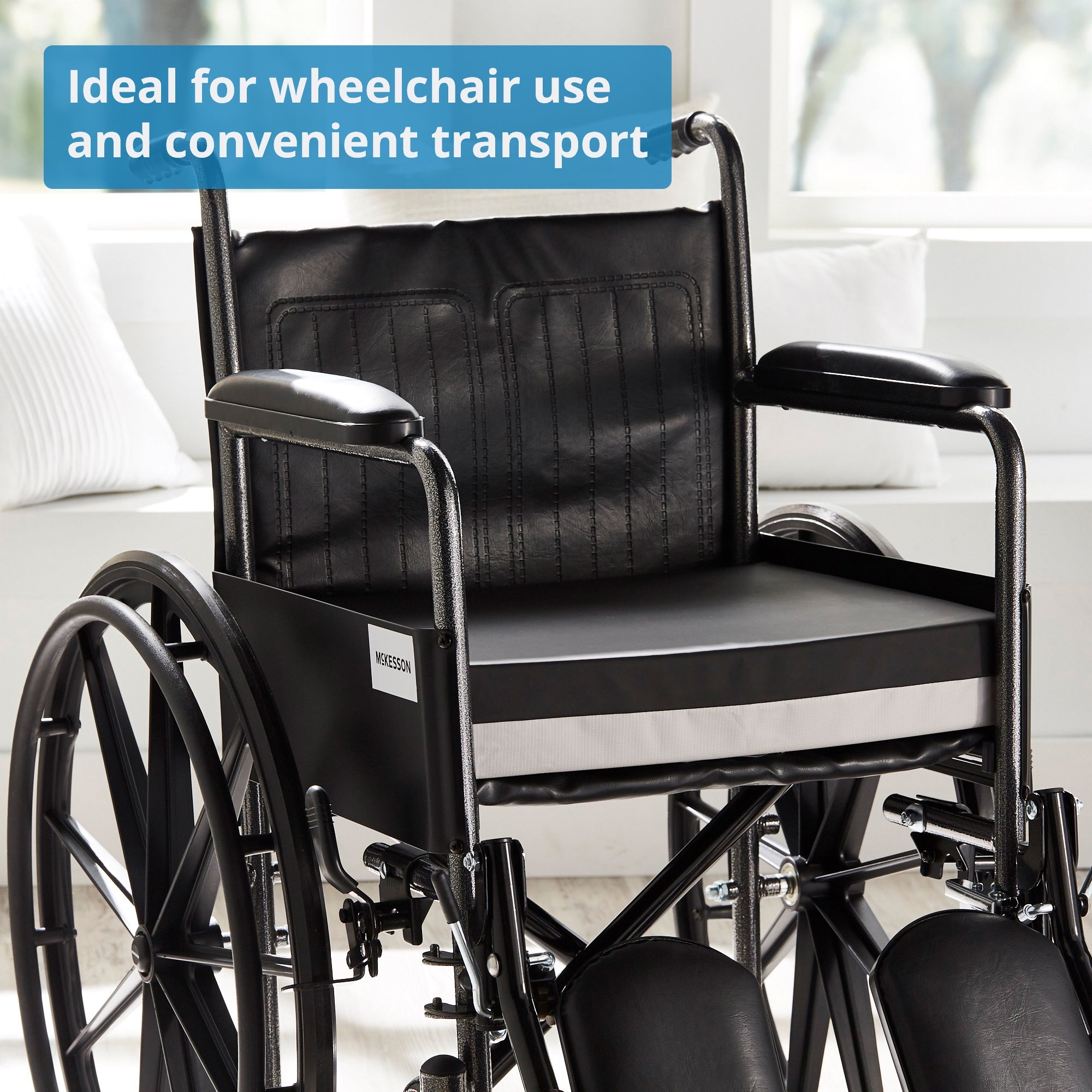Seat Cushion McKesson 18 W X 16 L X 3 D Inch Foam, Packaging Type- Each