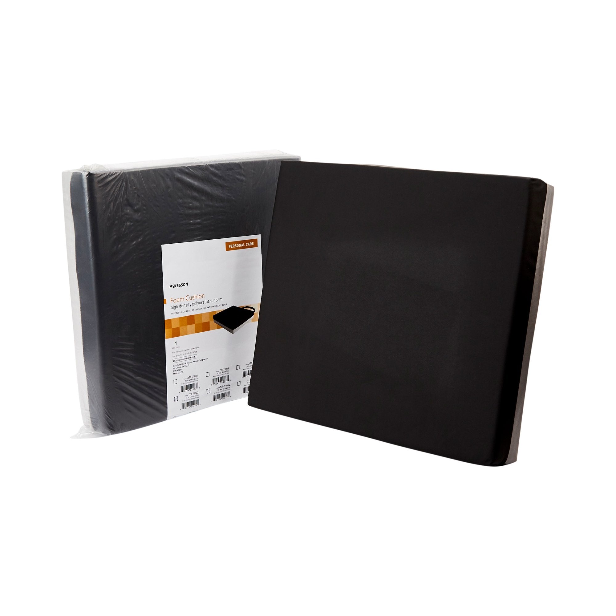 Seat Cushion McKesson 18 W X 16 L X 3 D Inch Foam, Packaging Type- Each
