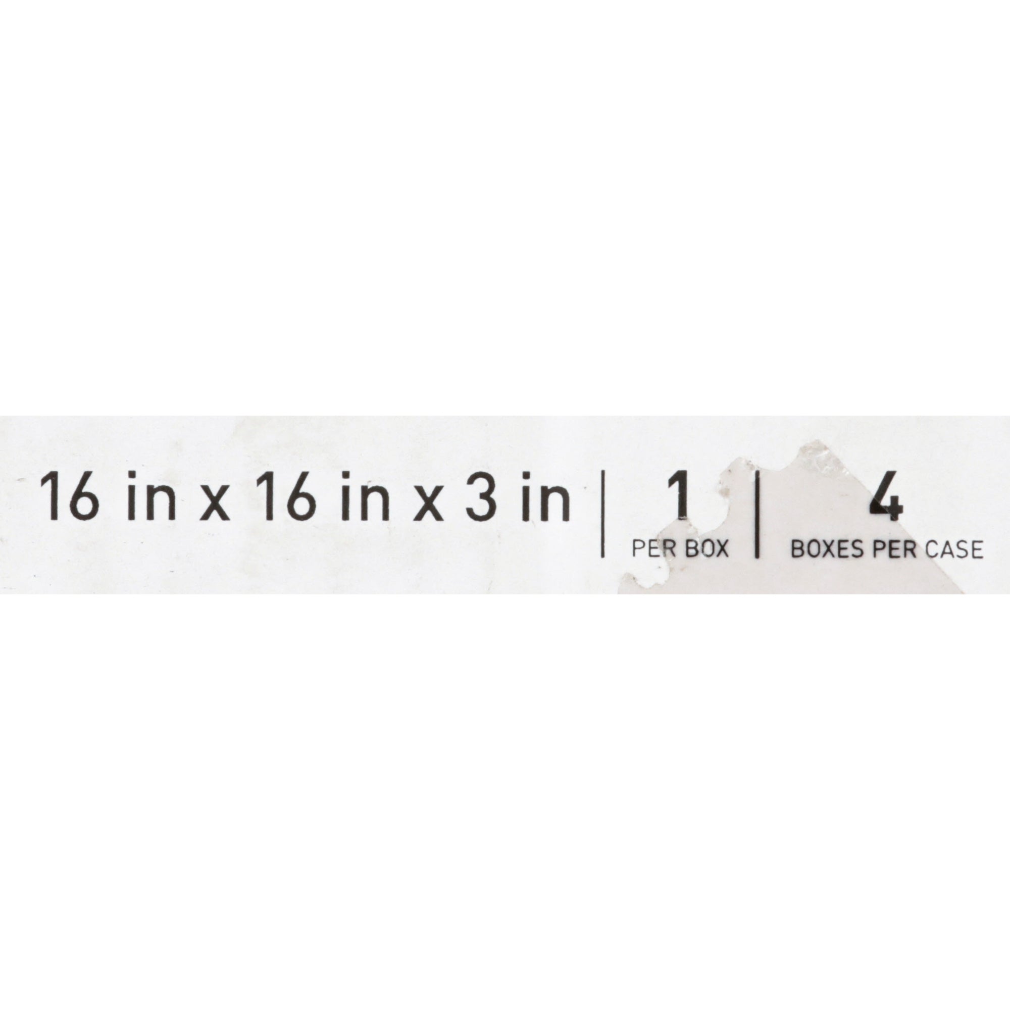 Seat Cushion McKesson 16 W X 16 L X 3 D Inch Foam / Gel, Packaging Type- Each