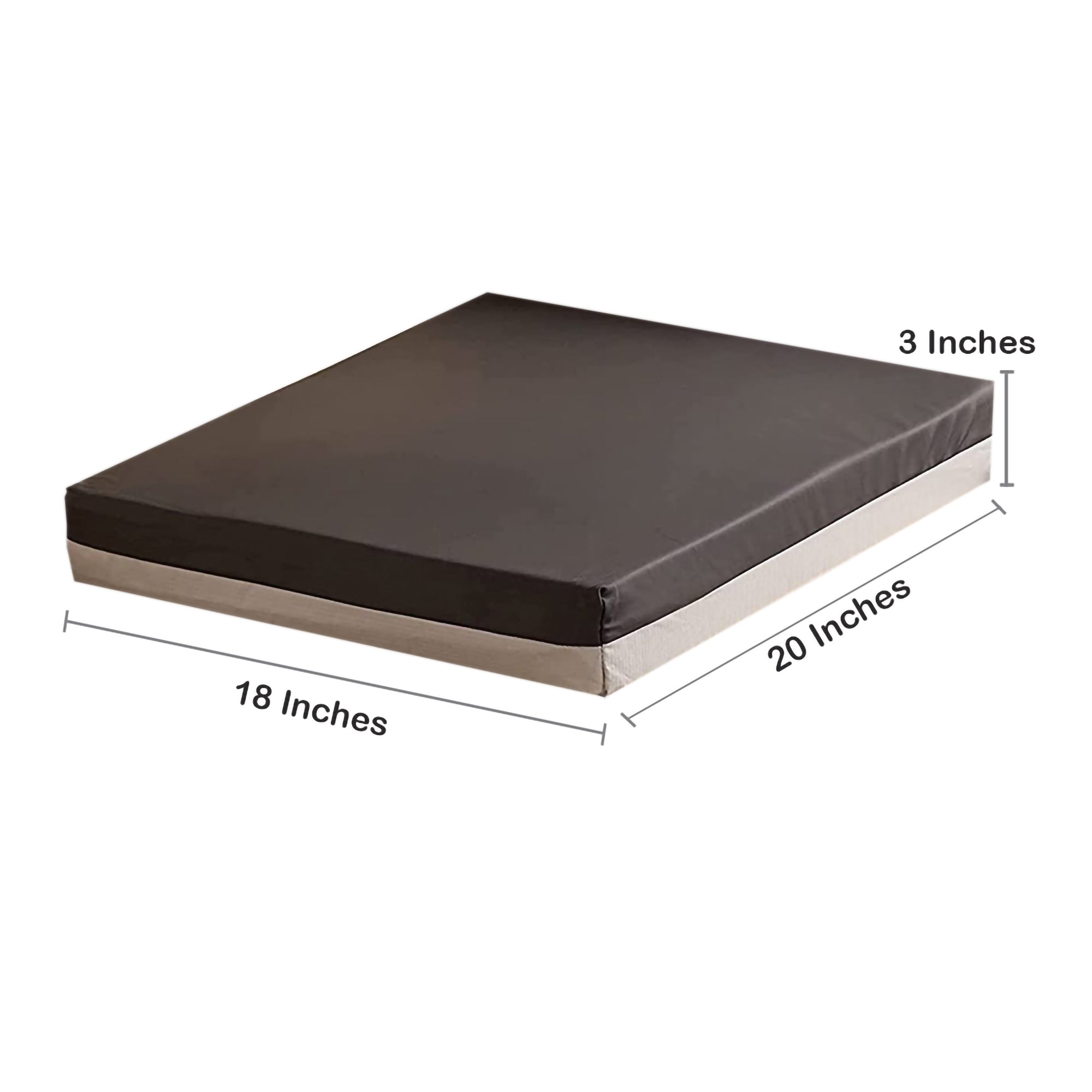 Seat Cushion McKesson 20 W X 18 L X 3 D Inch Foam / Gel, Packaging Type- Case