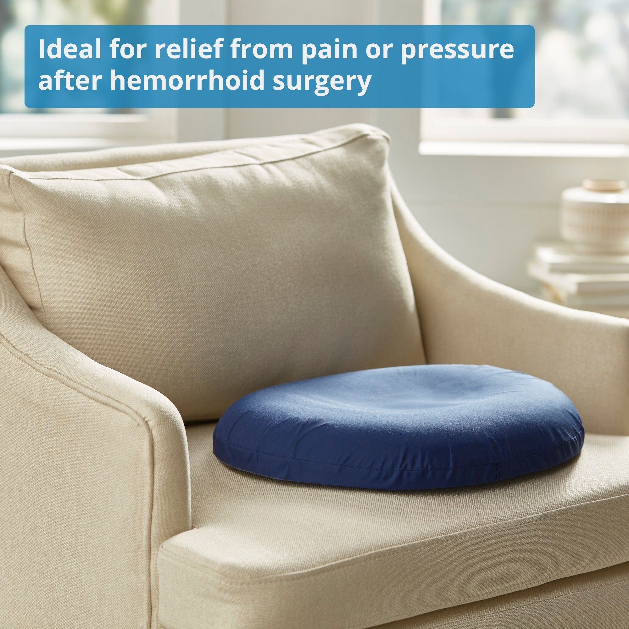 Donut Seat Cushion McKesson 18 Inch Diameter Foam, Packaging Type- Case