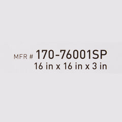 Seat Cushion McKesson 16 W X 16 L X 3 D Inch Foam