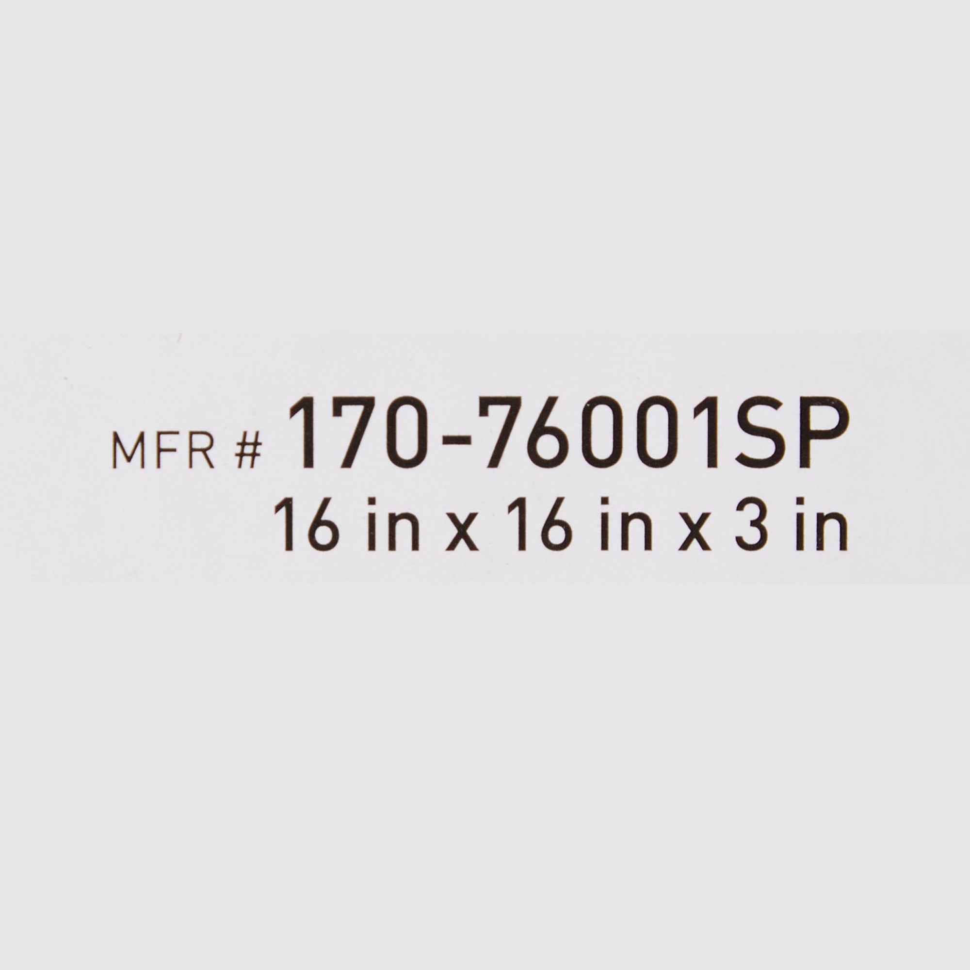 Seat Cushion McKesson 16 W X 16 L X 3 D Inch Foam