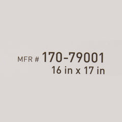 Seat Back Cushion McKesson 16 W X 17 L Inch Foam