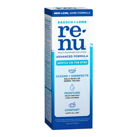 Solución para lentes de contacto Bausch + Lomb re'nu Advanced Formula 4 oz. Solución, Tipo de envase: Cada uno