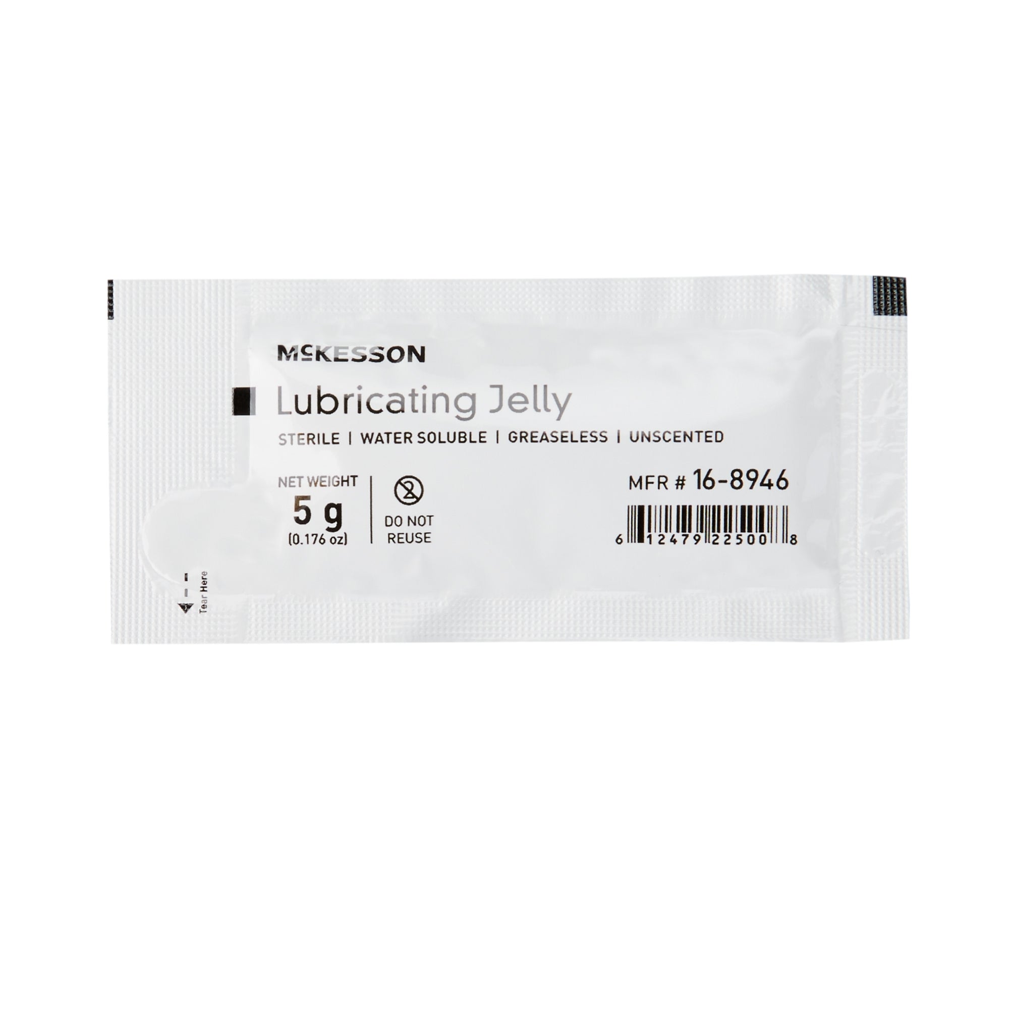 Lubricating Jelly McKesson 3 Gram Individual Packet Sterile