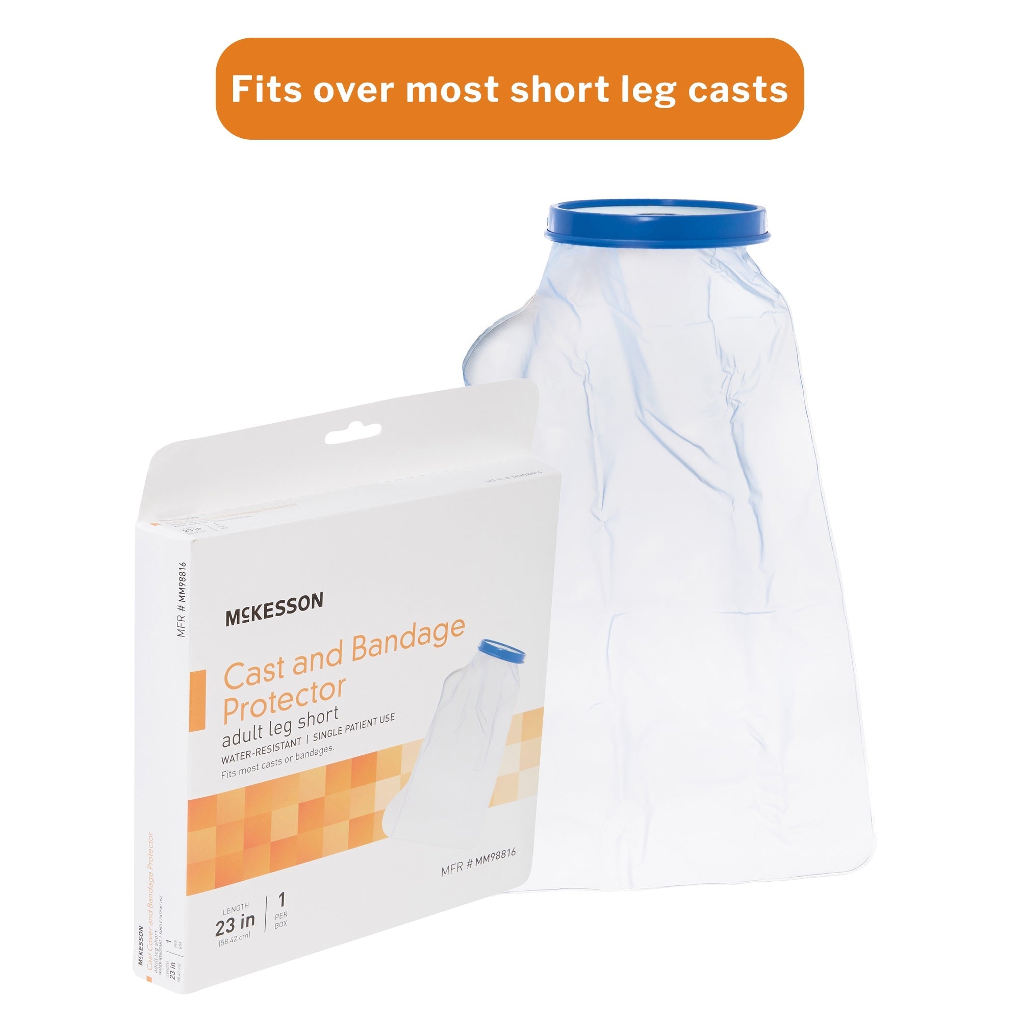 Leg Cast Cover McKesson Short Vinyl 24 Inch