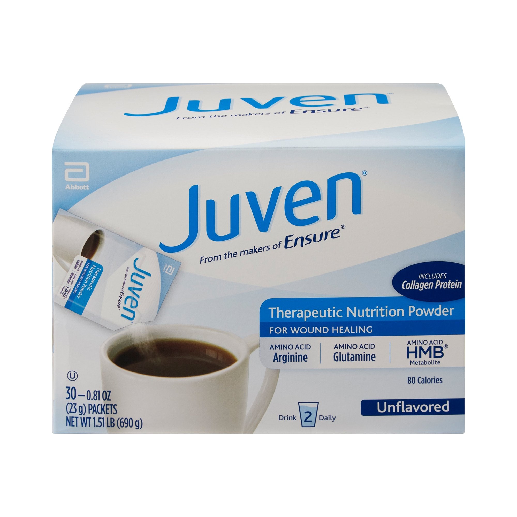 Oral Supplement Juven Unflavored Powder 0.81 oz. Individual Packet,  Packaging Type- Case