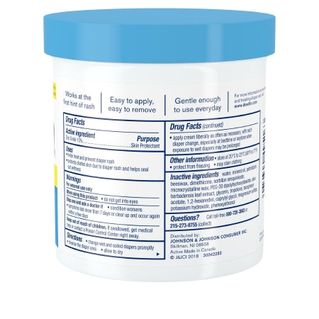 Diaper Rash Treatment Desitin Rapid Relief 16 oz. Jar Unscented Ointment,Packaging Type- Each