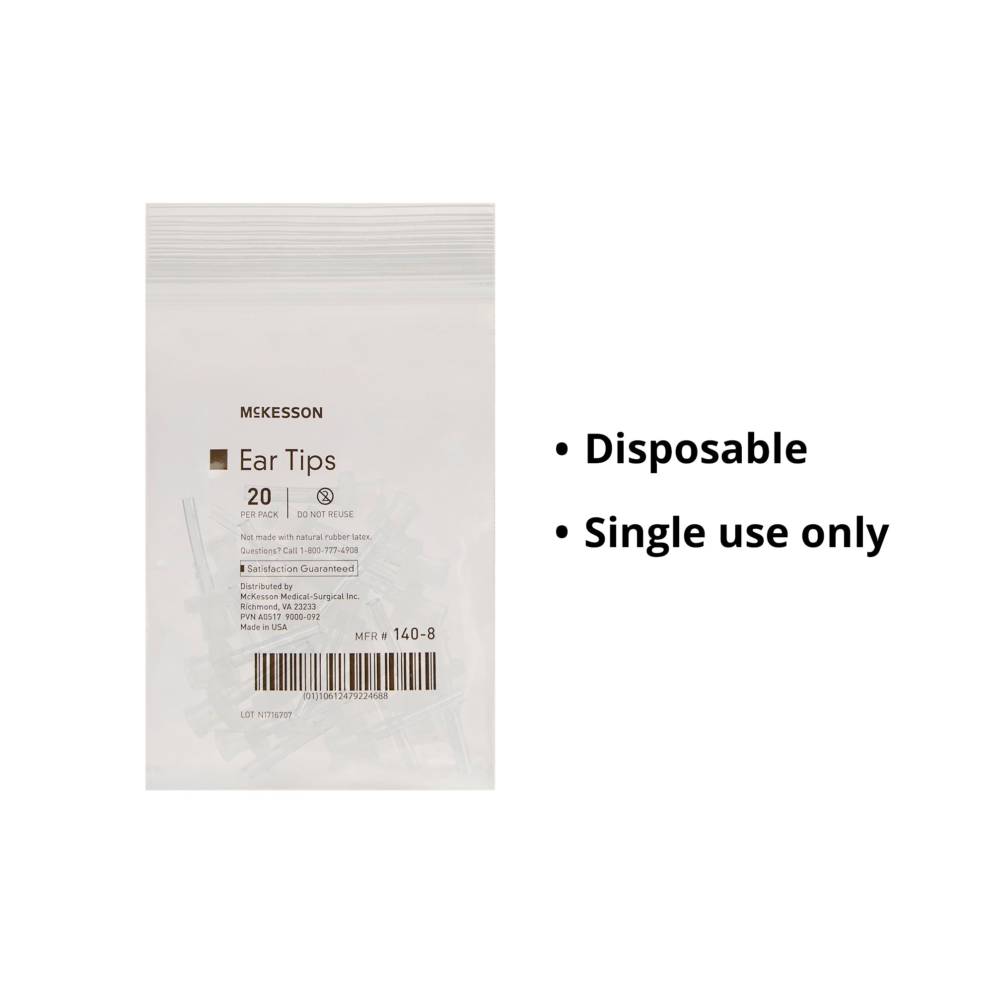 Ear Tips McKesson For Ear Wash System, Packaging Type- Case