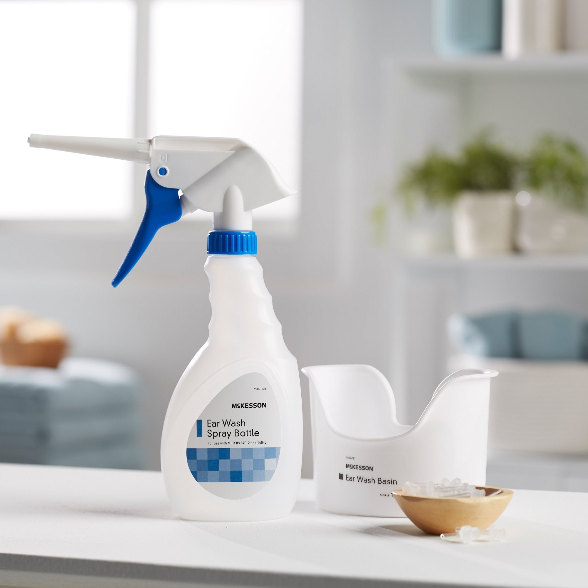 Ear Wash System McKesson Disposable Tip Blue / White, Packaging Type- Case
