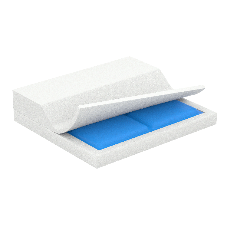 Dynarex Anti-Thrust Wedge Gel Foam Cushion