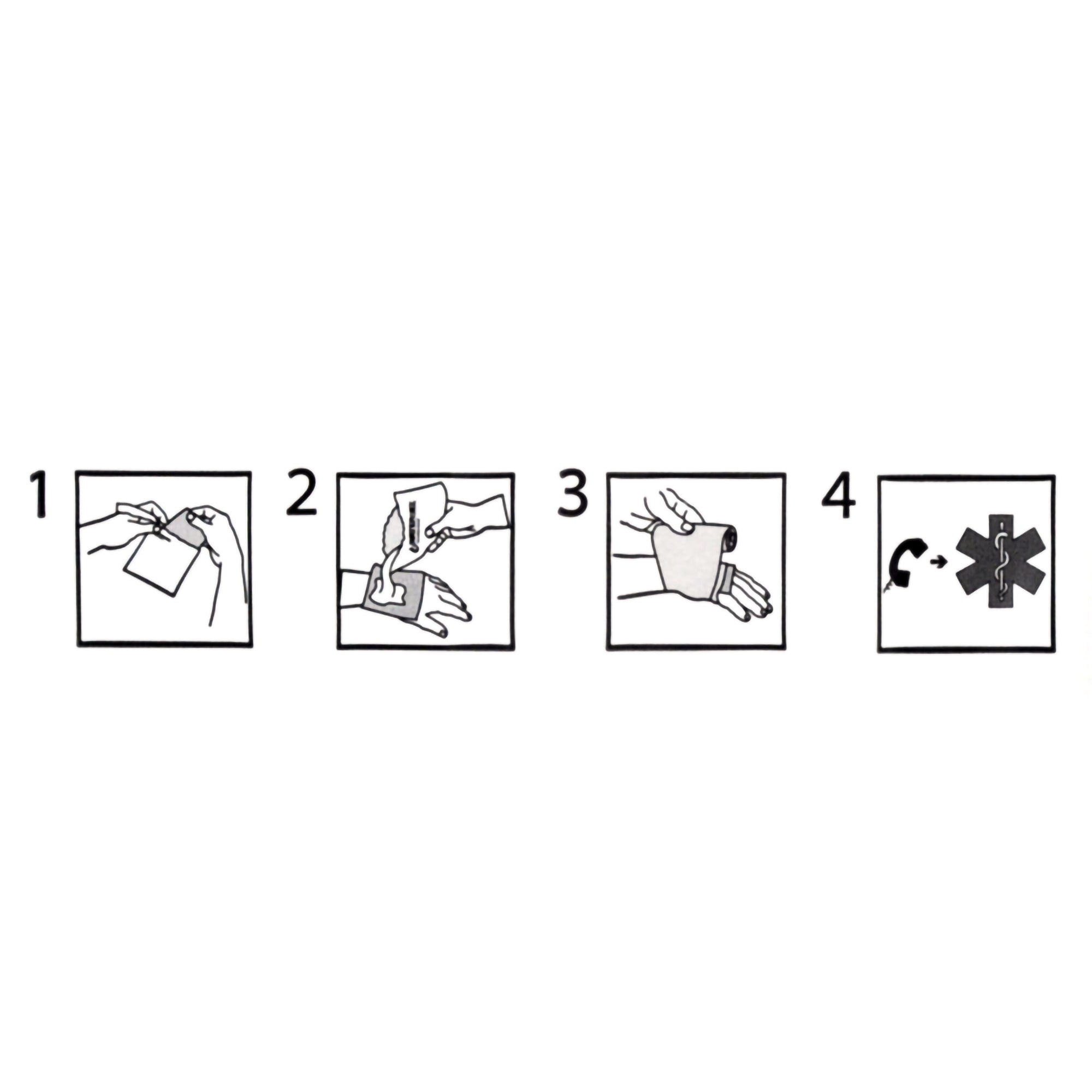 Hydrogel Burn Dressing Water-Jel First Responder Sheet 4 X 4 Inch Sterile,Packaging Type- Each