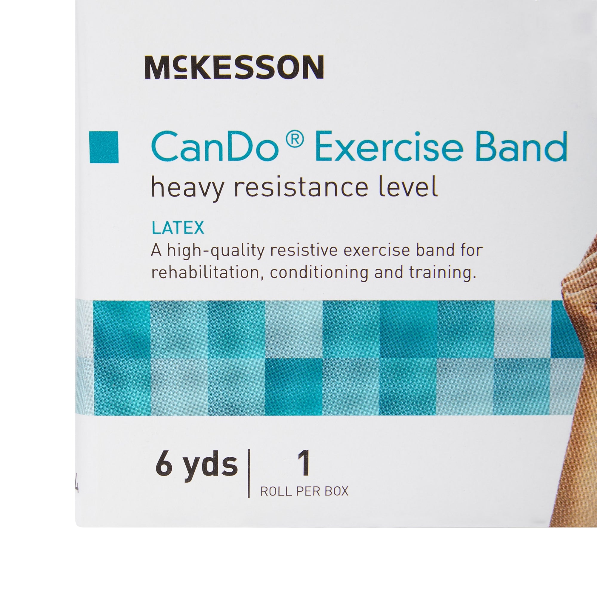 Exercise Resistance Band McKesson CanDo Blue 5 Inch X 6 Yard Heavy Resistance, Packaging Type- Each