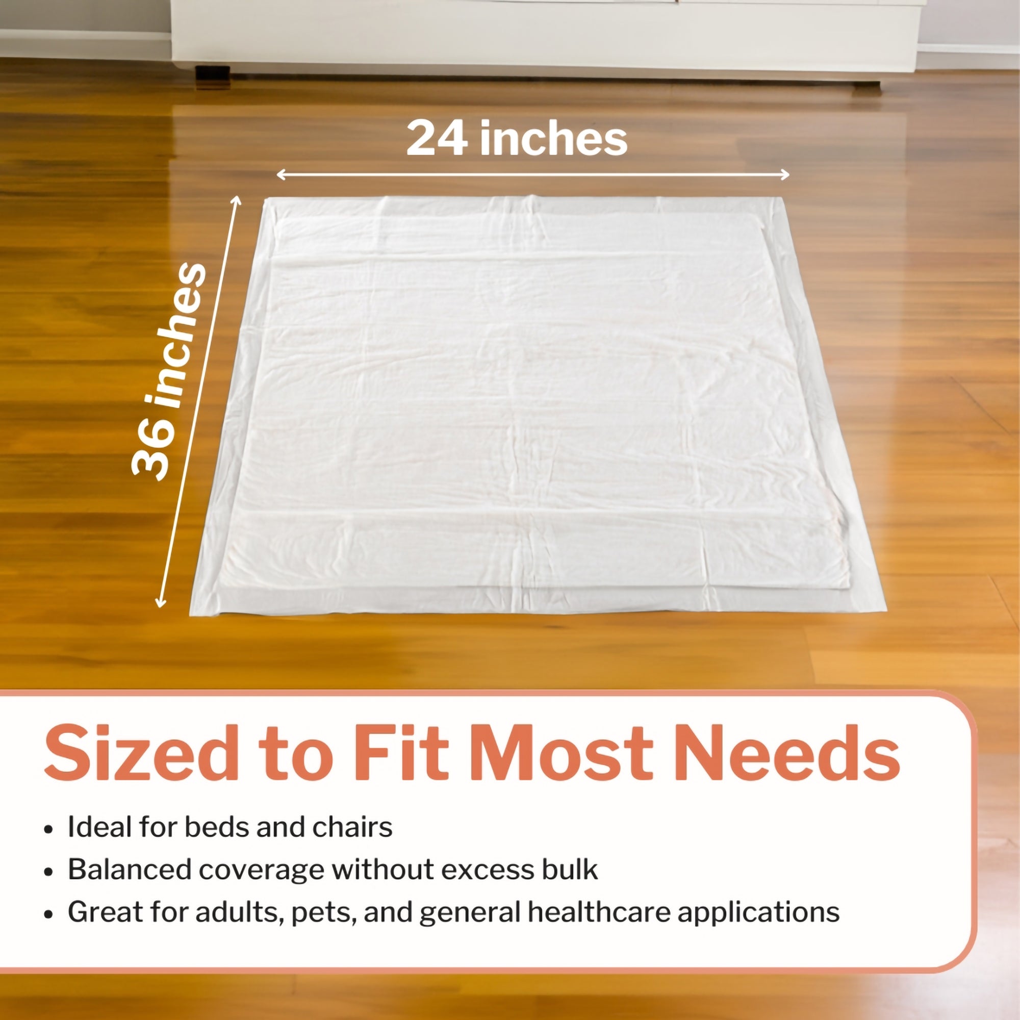 Disposable Underpad McKesson Ultimate Breathable 24 X 36 Inch Fluff / Polymer Heavy Absorbency, Packaging Type- Case