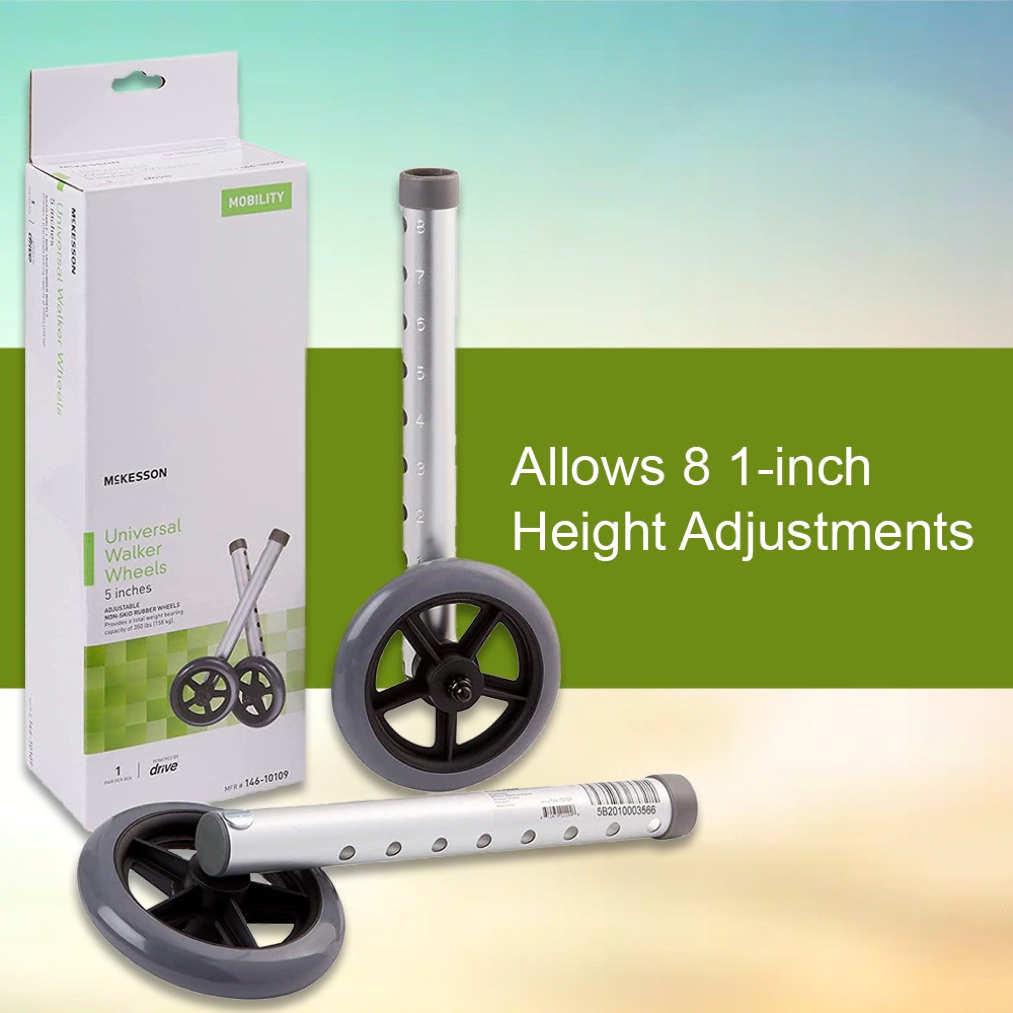 McKesson Walker Wheel, Packaging Type- Case