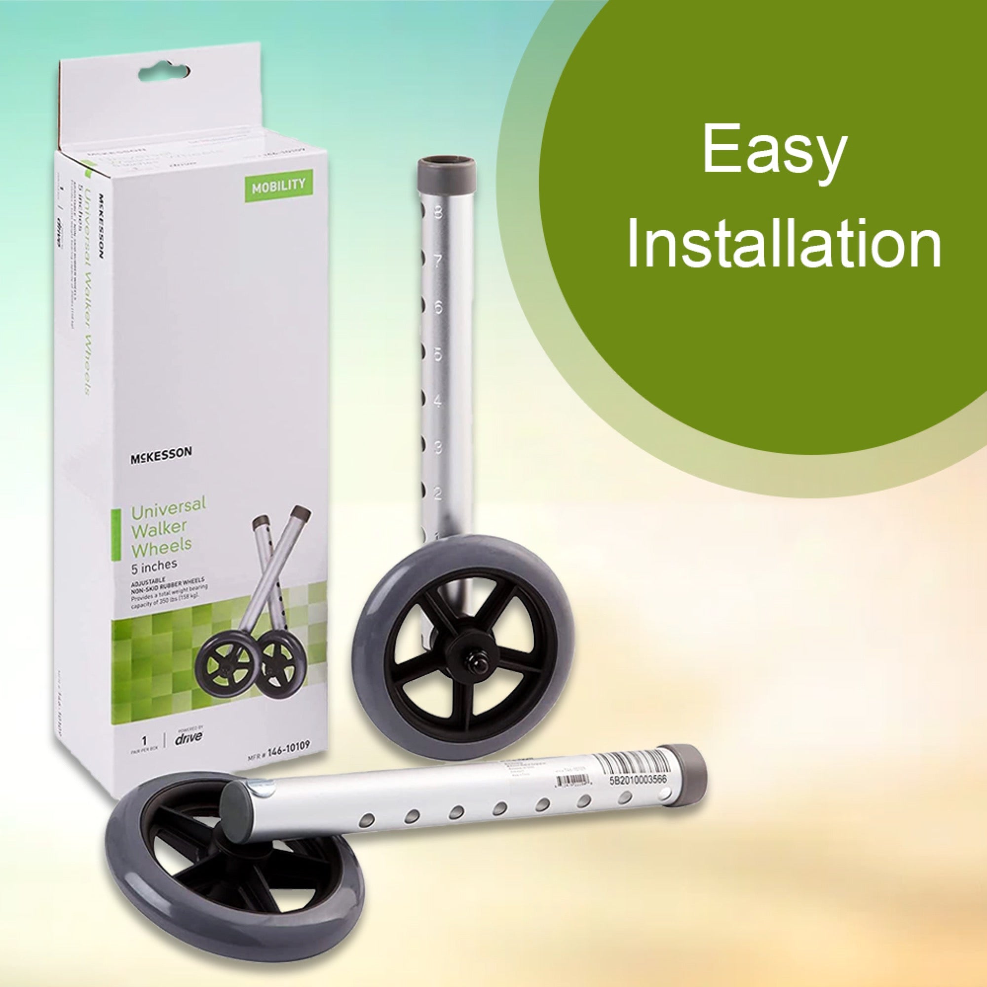 McKesson Walker Wheel, Packaging Type- Case