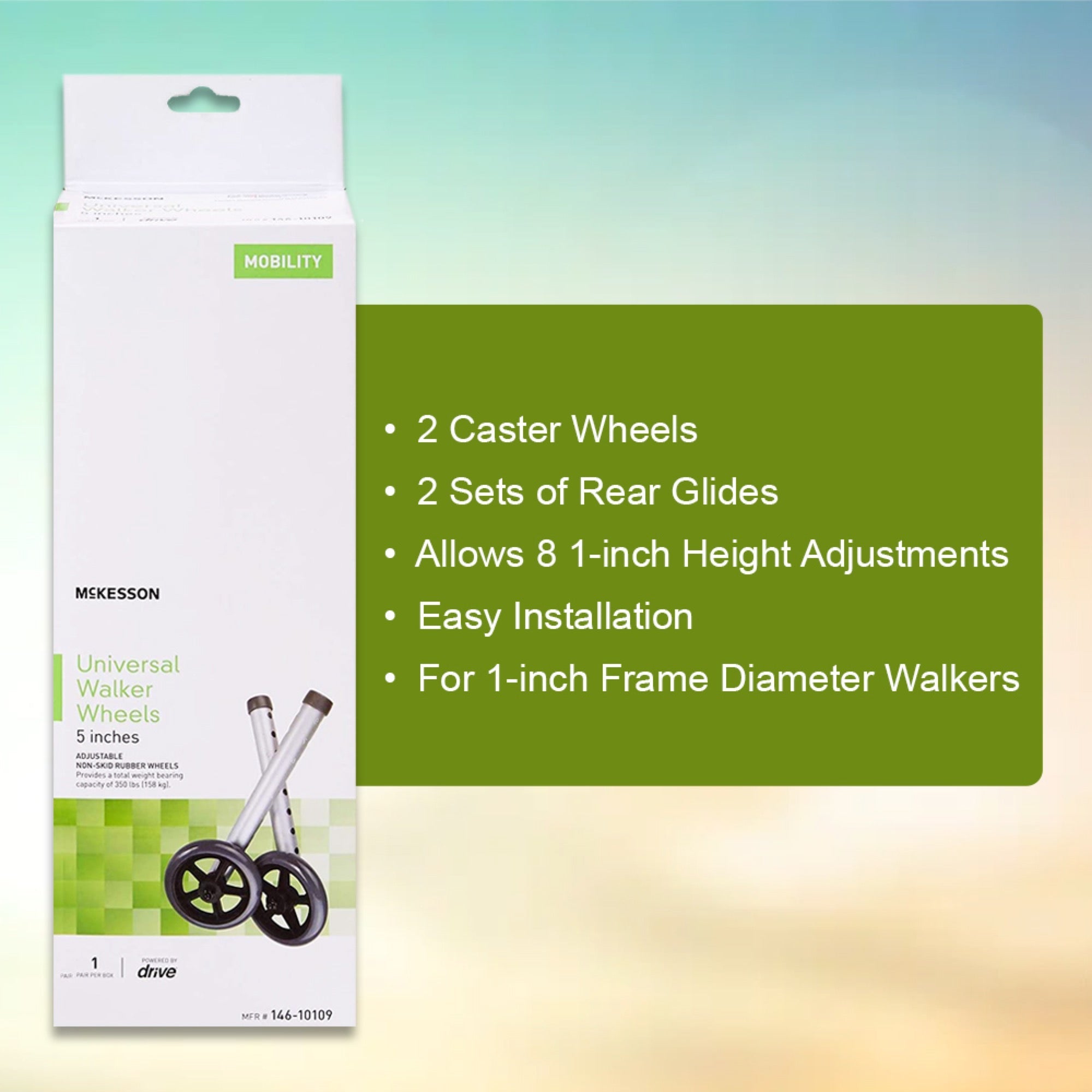 McKesson Walker Wheel, Packaging Type- Case