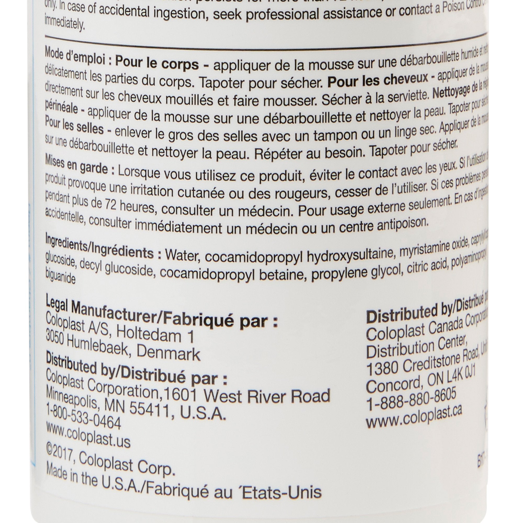 Rinse-Free Shampoo and Body Wash Bedside-Care 8.1 oz. Pump Bottle Unscented,Packaging Type- Each