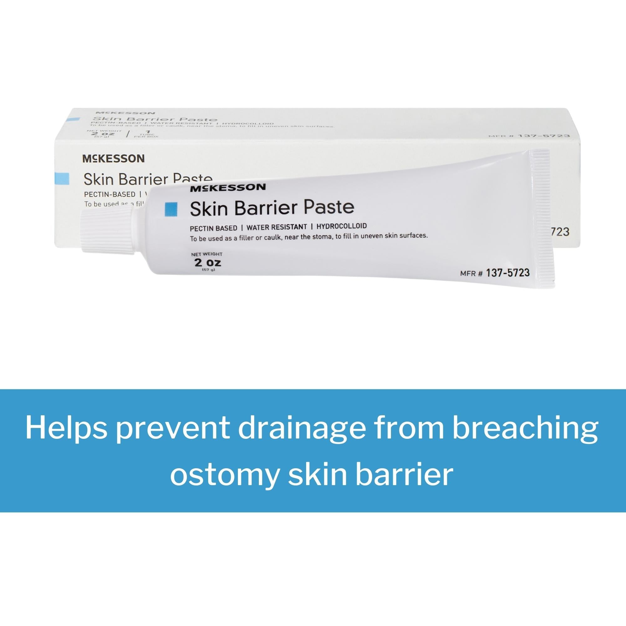 Ostomy Barrier Paste McKesson 2 oz. Tube, Pectin-Based, Protective Skin Barrier