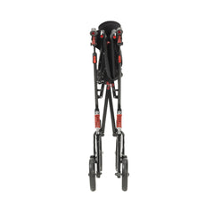 Drive Medical Nitro Rollator –  4-Wheel Walker with Seat & Storage Pouch (300 lb Capacity)