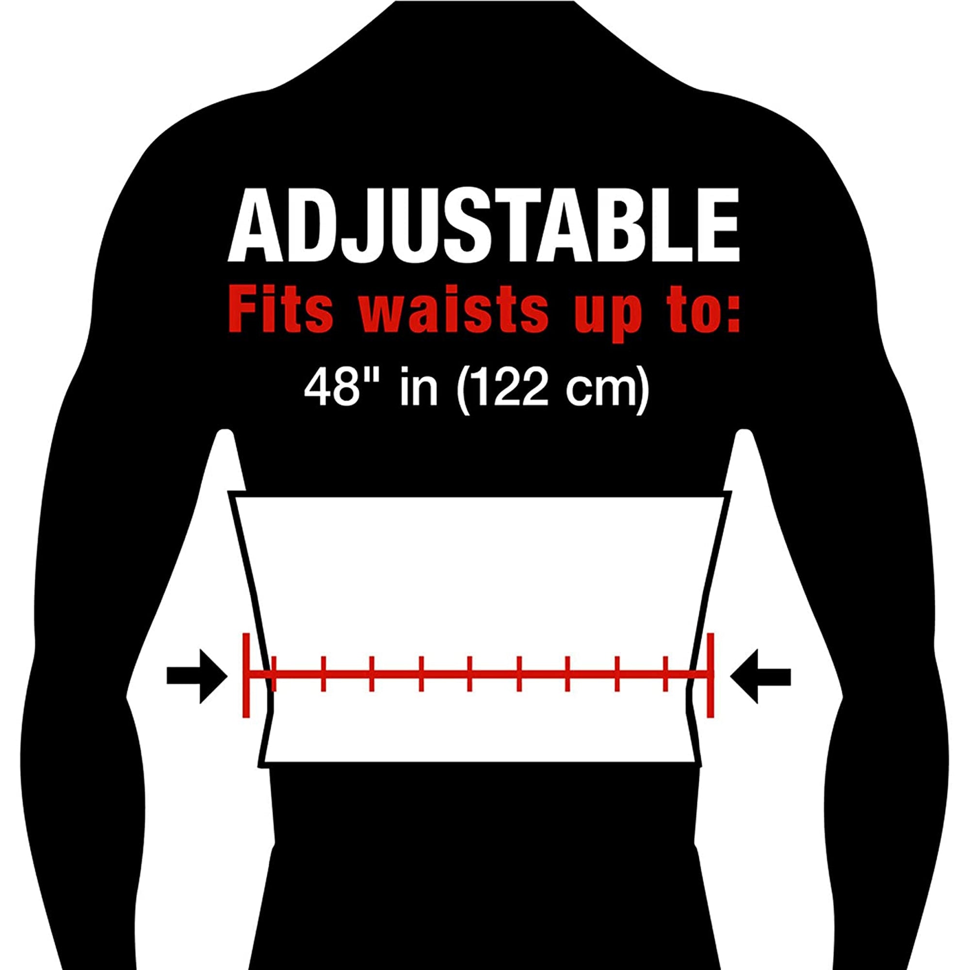 Back Support Ace One Size Fits Most Hook and Loop Closure Up to 48 Inch Waist Circumference Adult,Packaging Type- Box