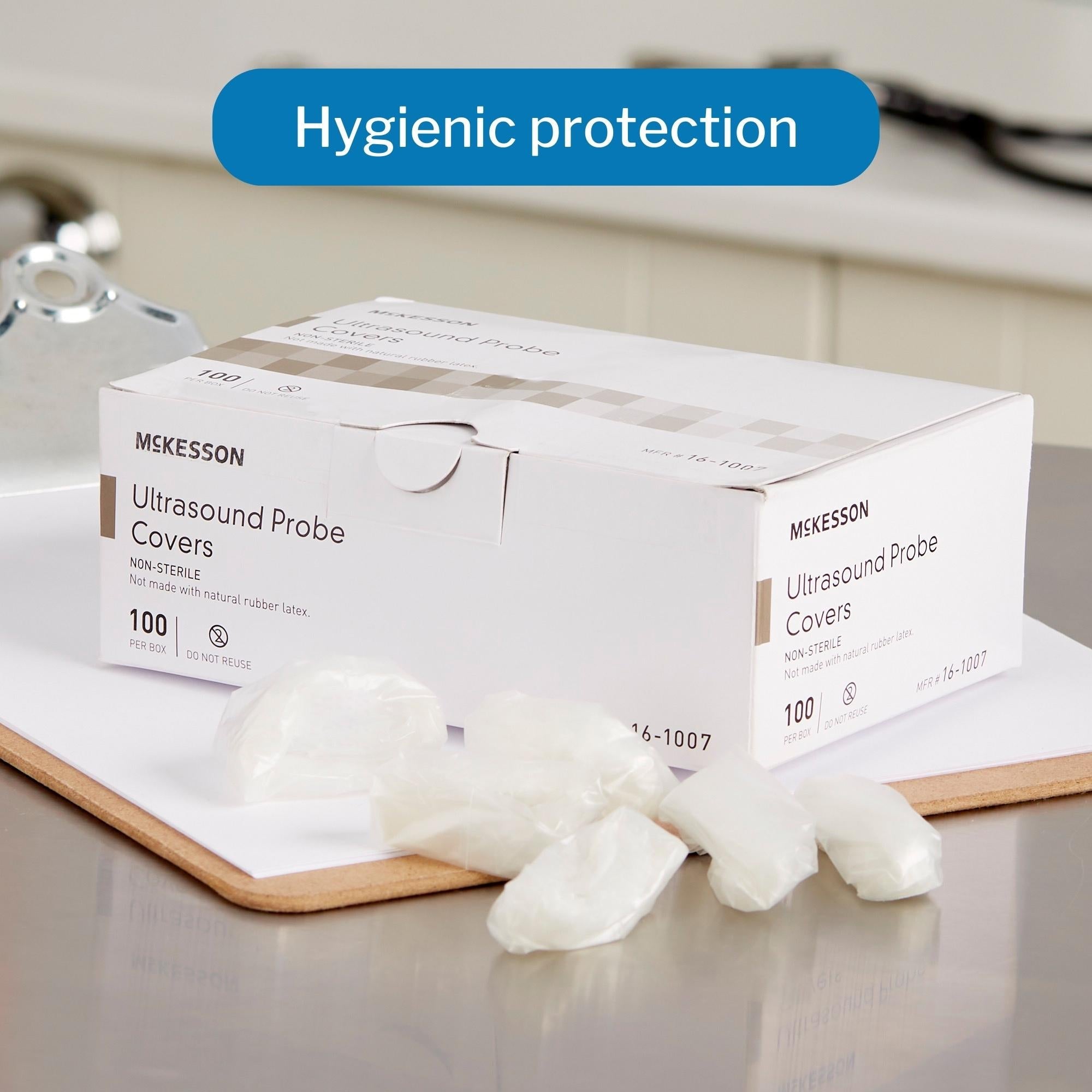 Ultrasound Probe Cover McKesson 1 X 9 Inch Non Latex NonSterile Rolled, Packaging Type- Case