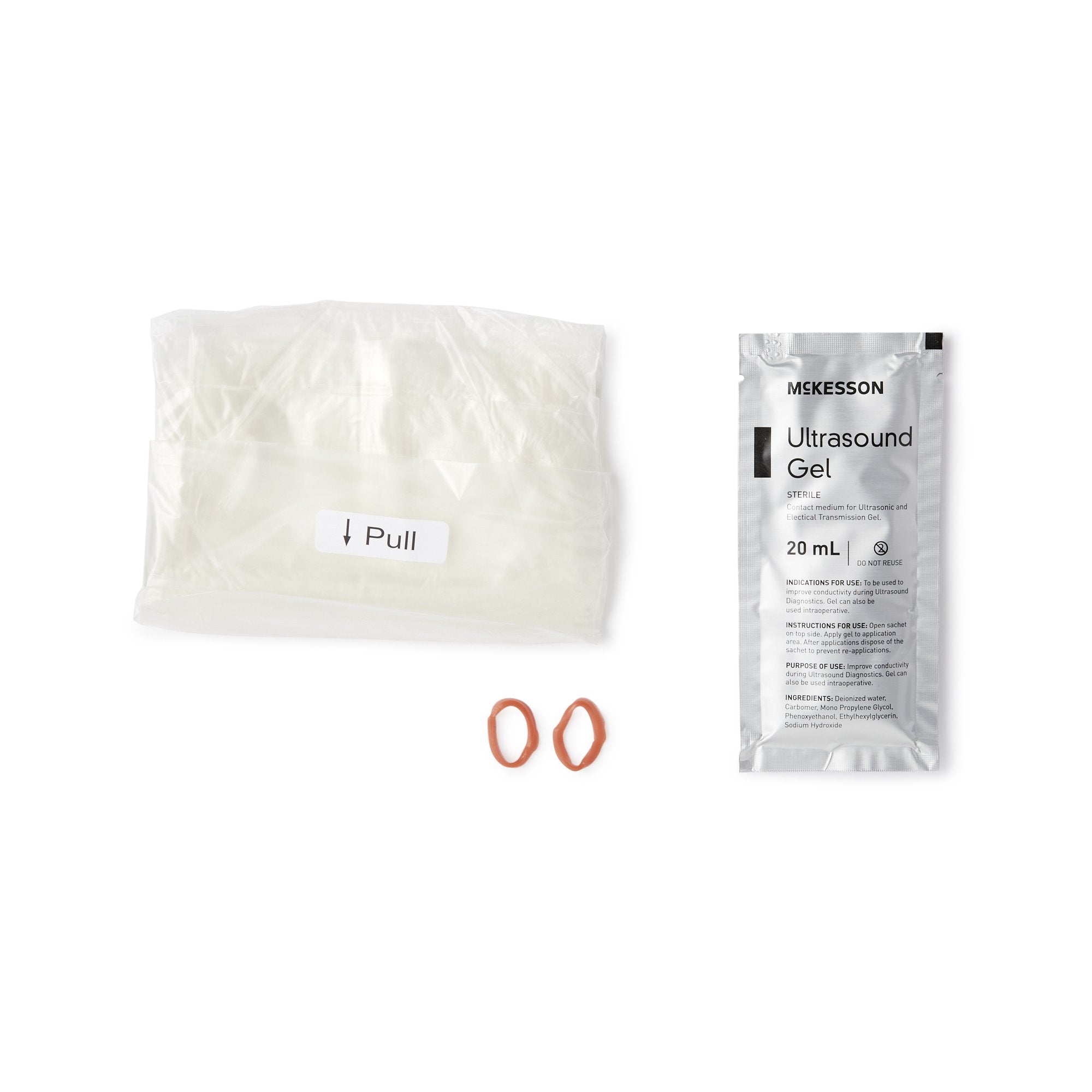 Ultrasound Transducer Cover Kit McKesson 5-1/2 X 58 Inch Polyurethane Sterile Folded, Packaging Type- Box