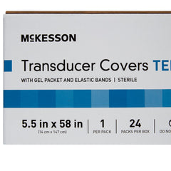 Ultrasound Transducer Cover Kit McKesson 5-1/2 X 58 Inch Polyurethane Sterile Folded, Packaging Type- Box
